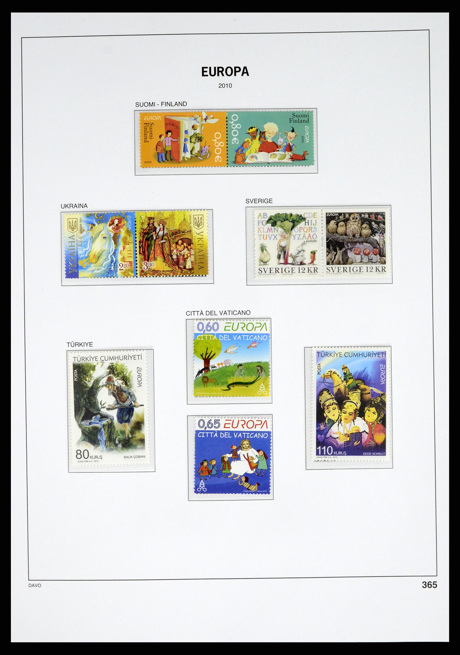 37325 491 - Postzegelverzameling 37325 Europa CEPT 1956-20011.