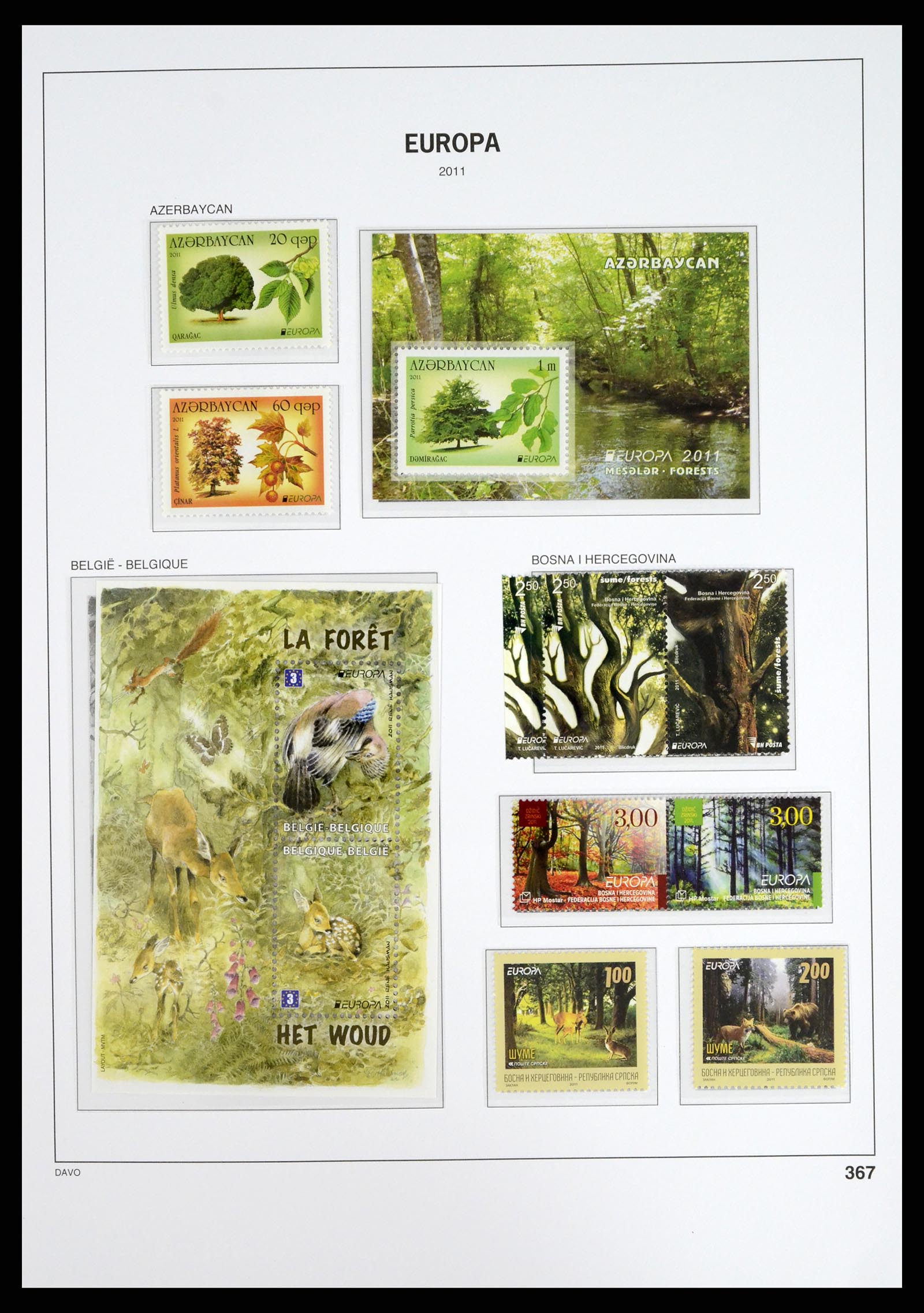 37325 493 - Postzegelverzameling 37325 Europa CEPT 1956-20011.