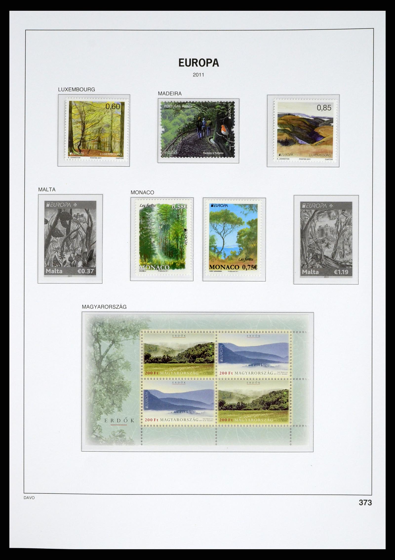 37325 499 - Postzegelverzameling 37325 Europa CEPT 1956-20011.