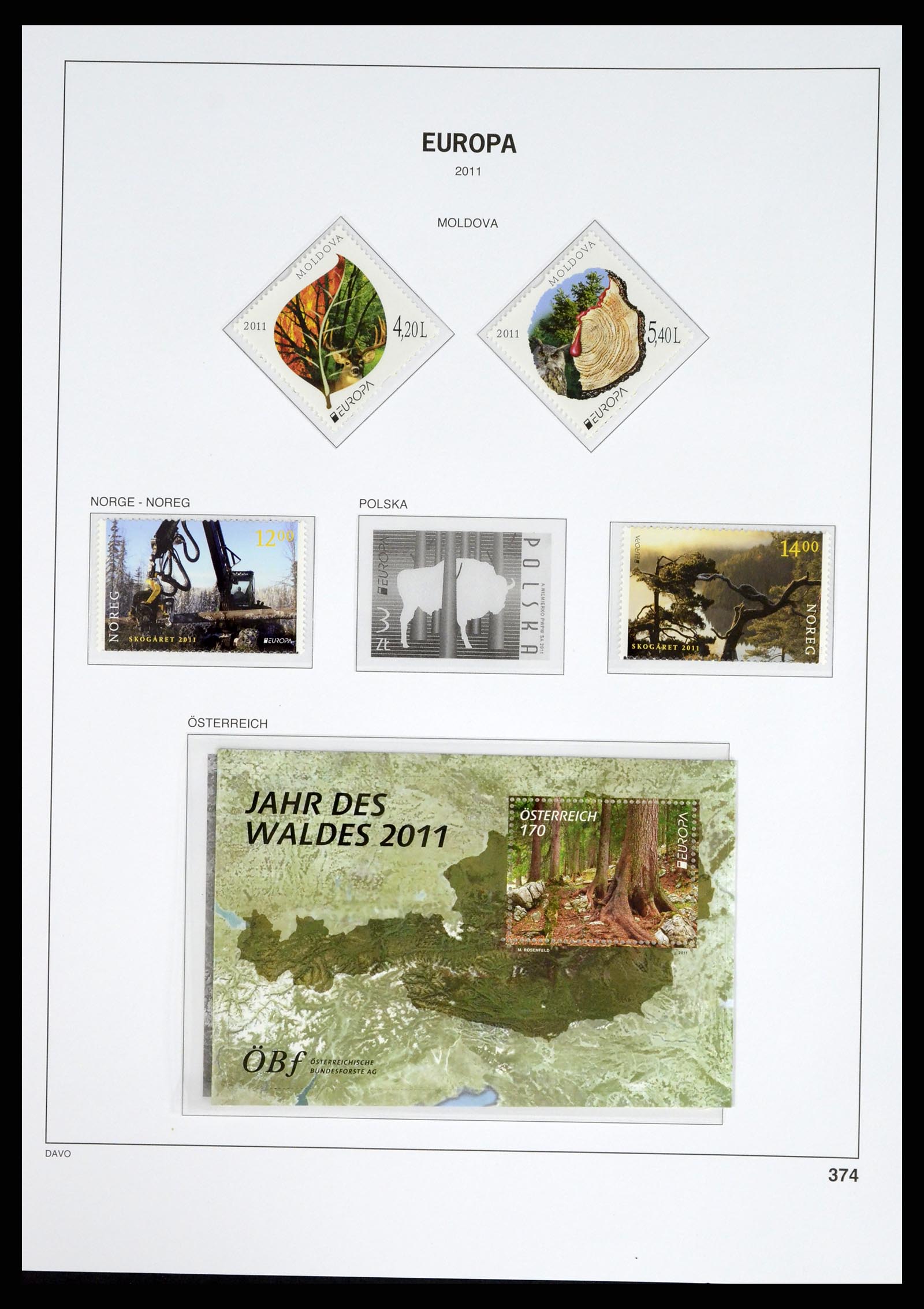 37325 500 - Postzegelverzameling 37325 Europa CEPT 1956-20011.