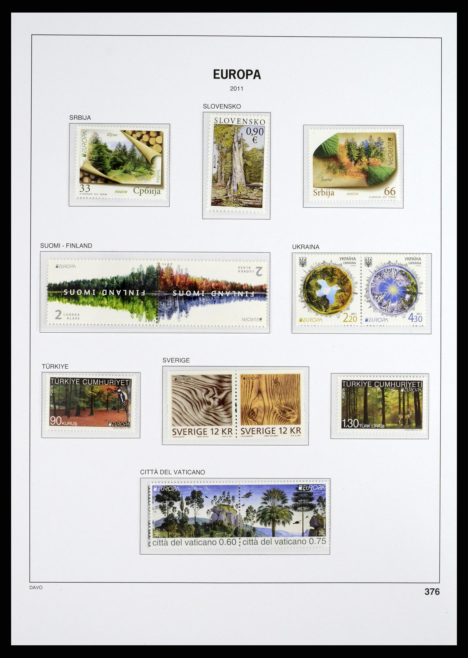 37325 502 - Postzegelverzameling 37325 Europa CEPT 1956-20011.