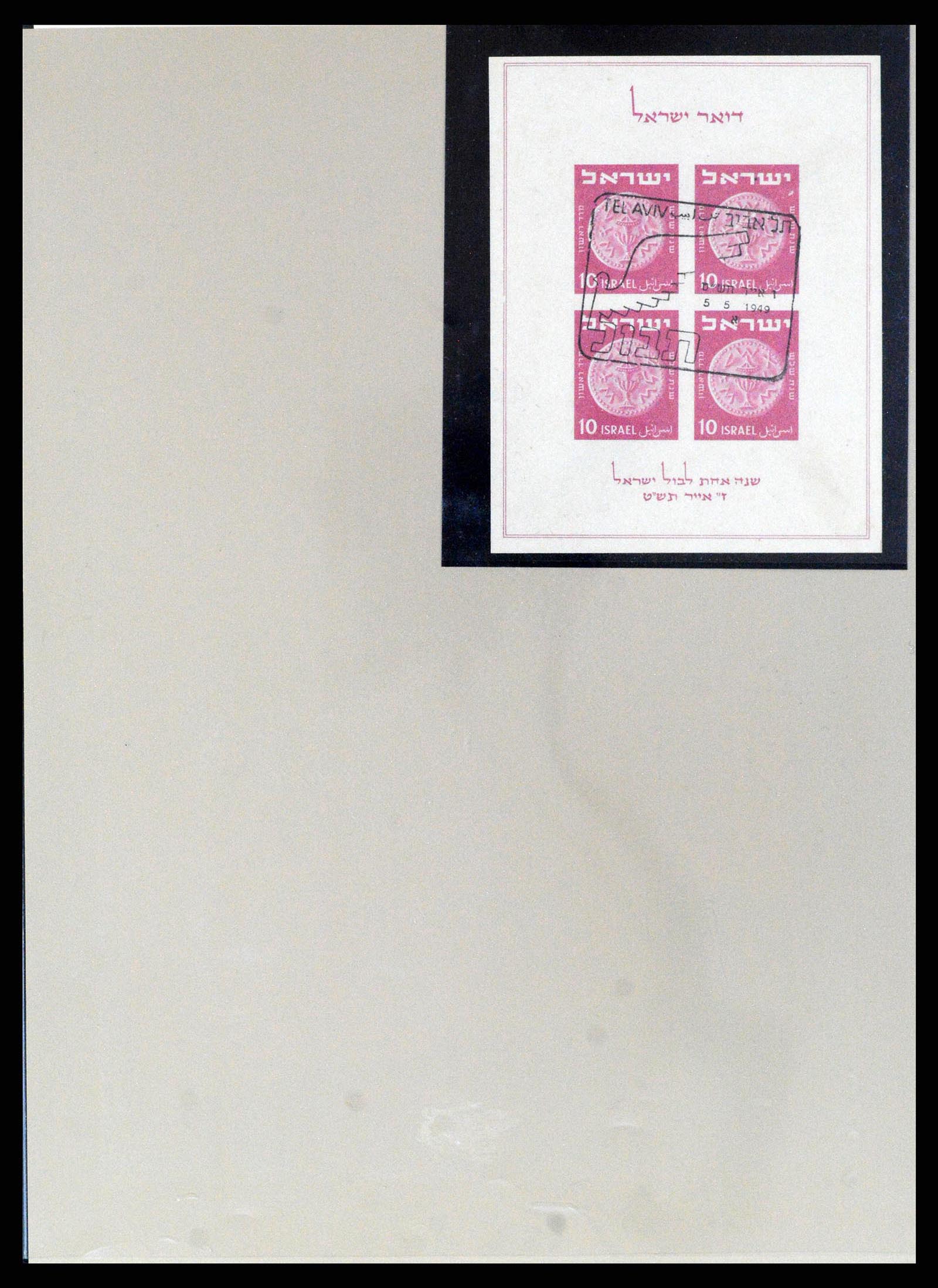37327 001 - Postzegelverzameling 37327 Israël blokken 1949-1995.