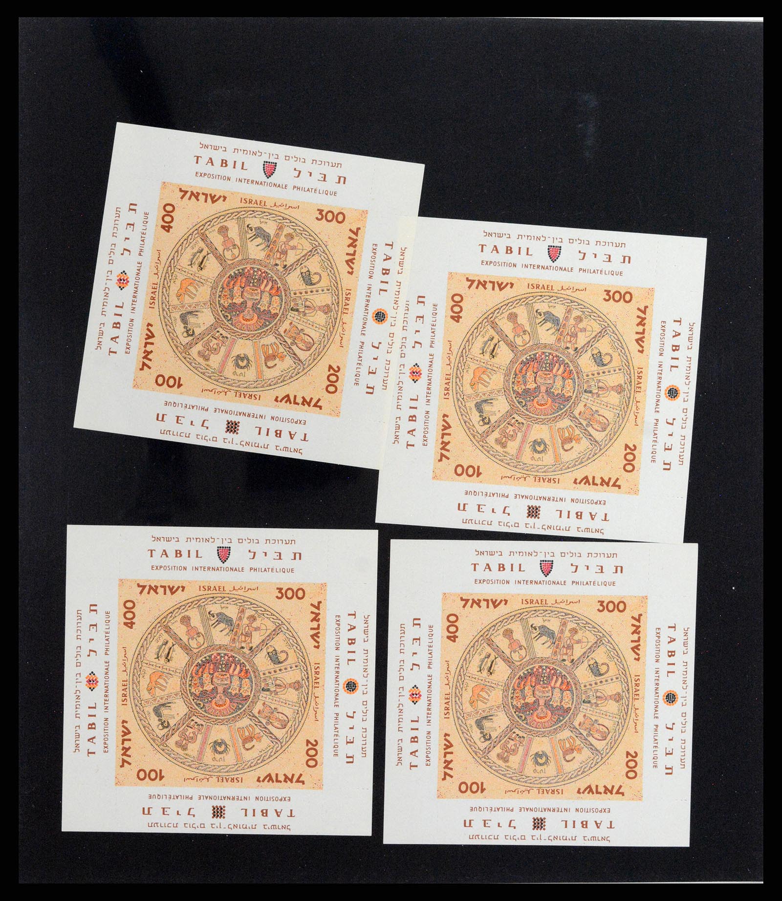 37327 044 - Postzegelverzameling 37327 Israël blokken 1949-1995.