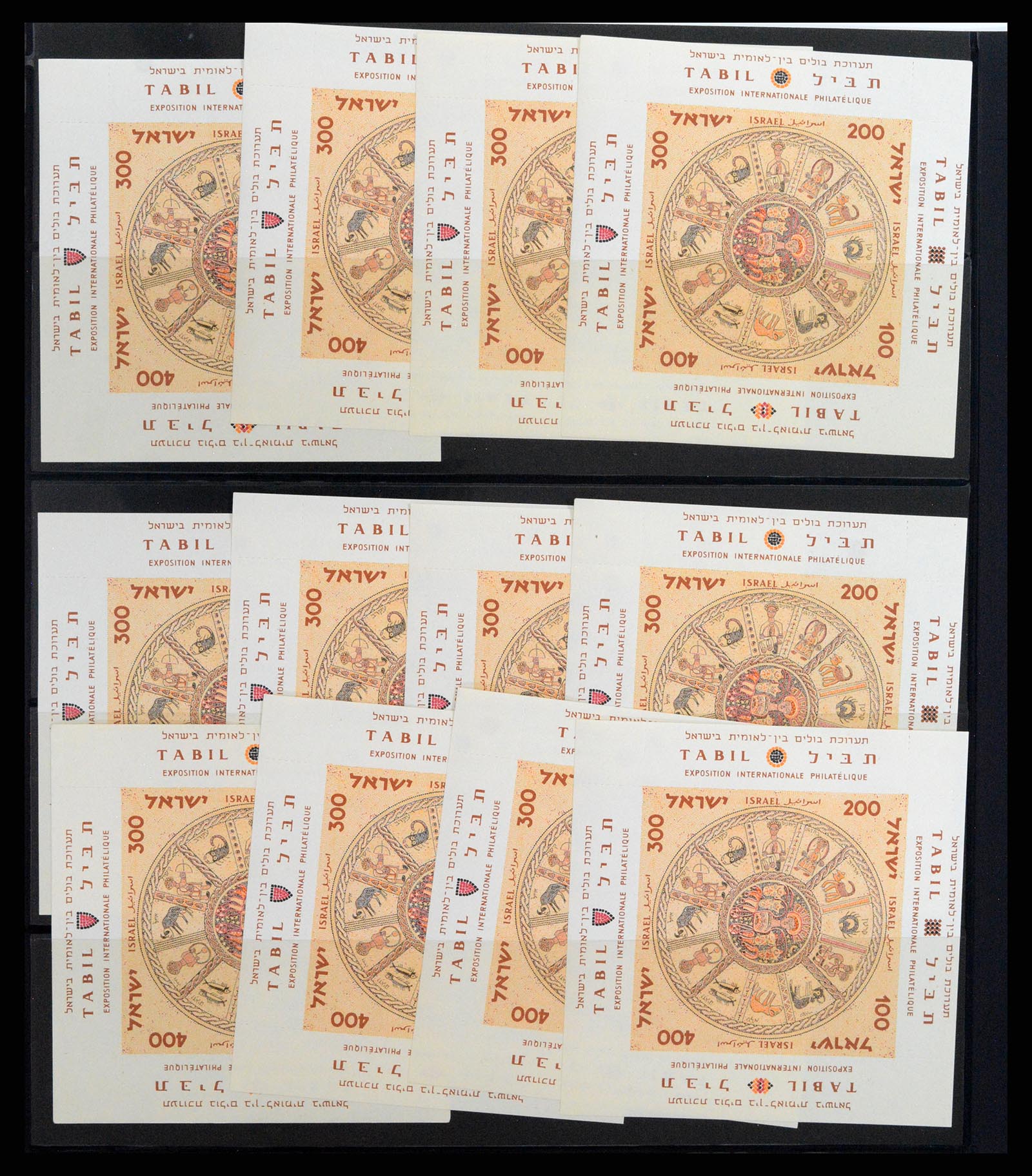 37327 046 - Postzegelverzameling 37327 Israël blokken 1949-1995.