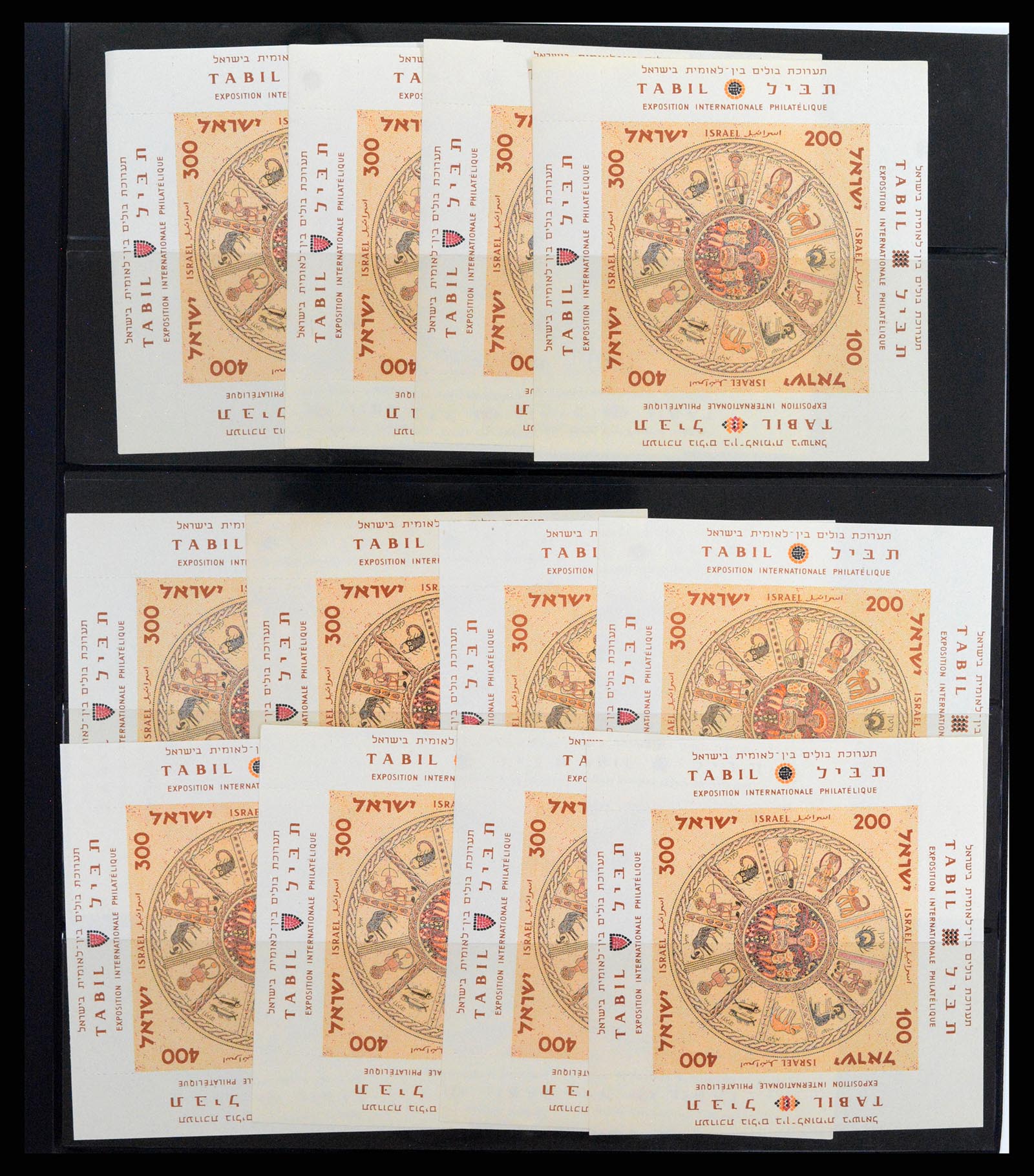 37327 049 - Postzegelverzameling 37327 Israël blokken 1949-1995.
