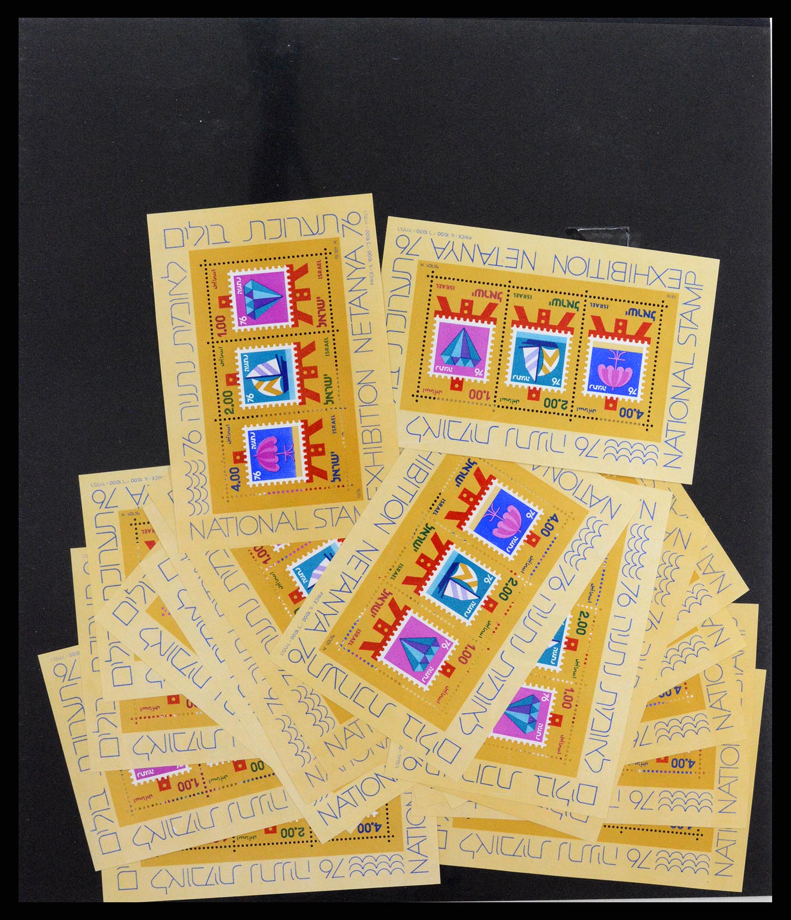 37327 135 - Postzegelverzameling 37327 Israël blokken 1949-1995.