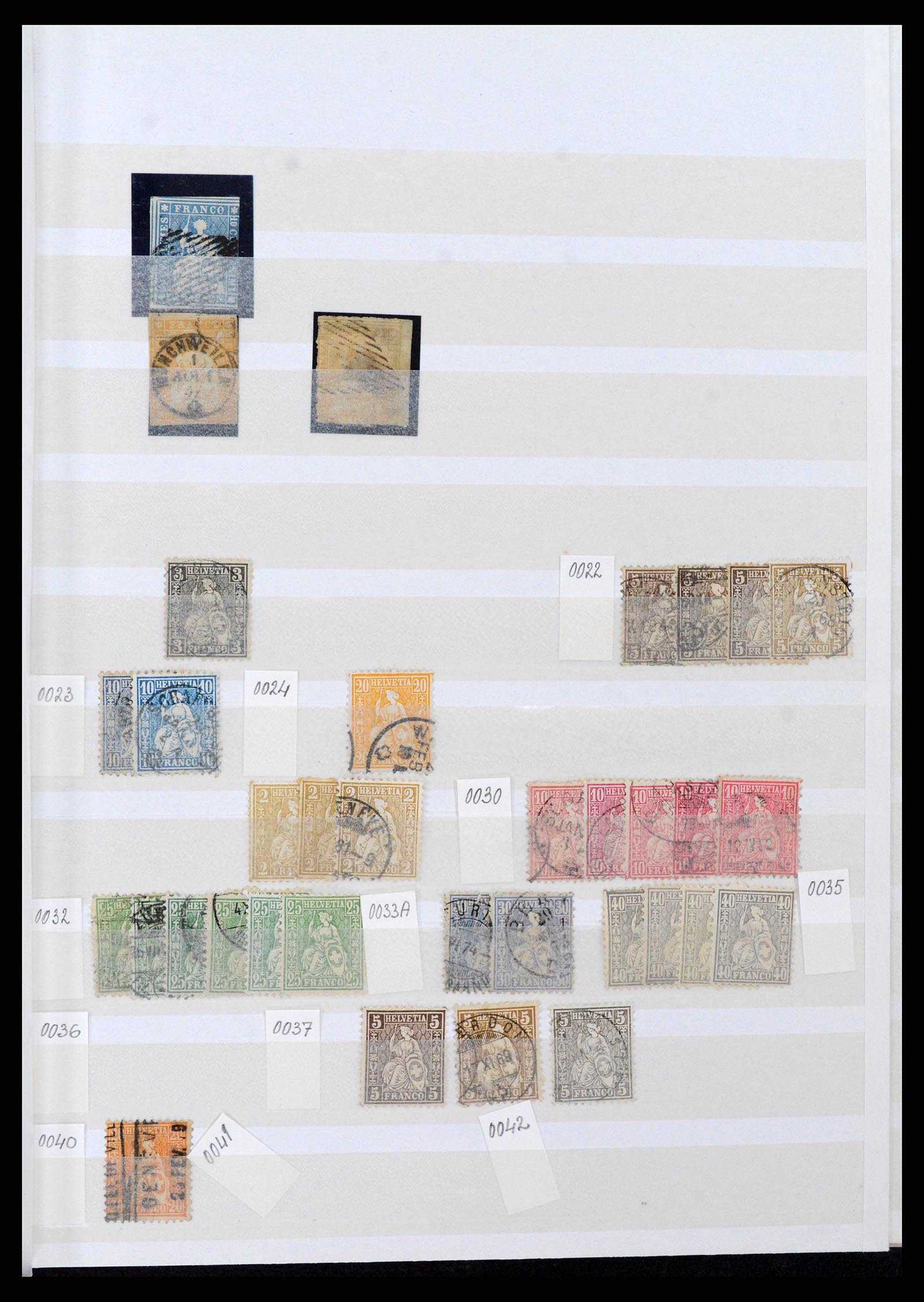 37328 001 - Postzegelverzameling 37328 Zwitserland 1854-1991.