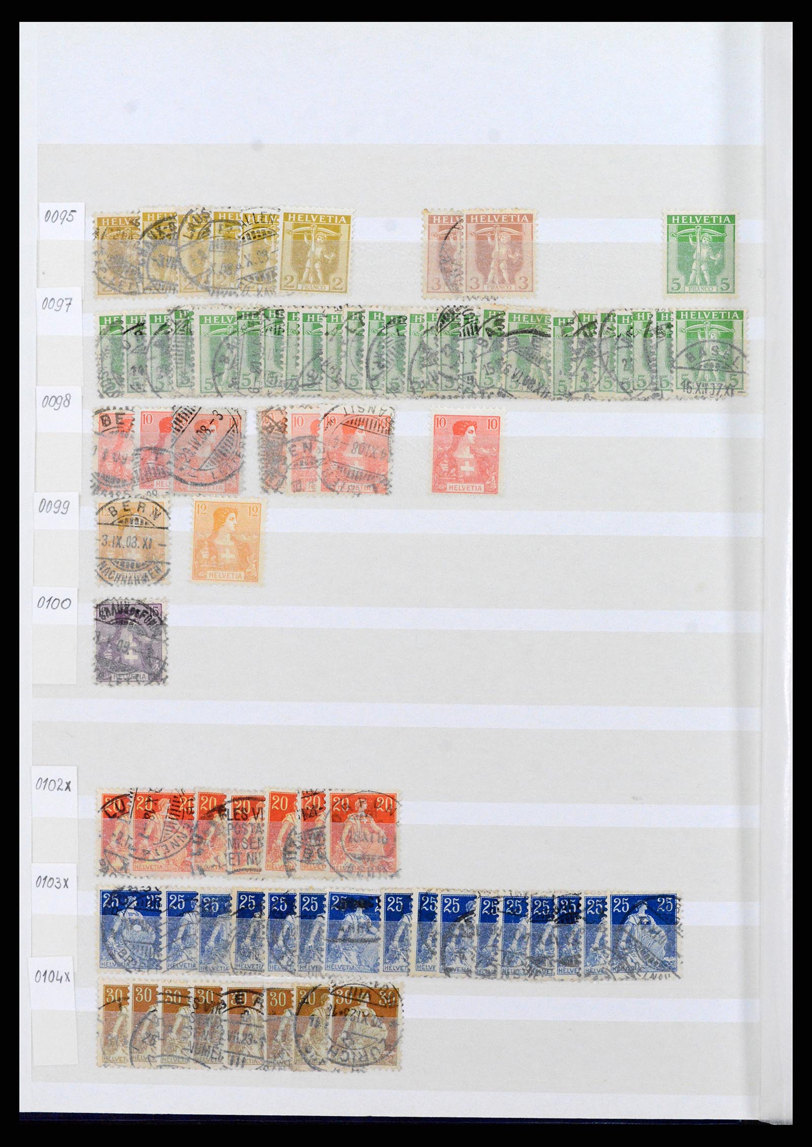 37328 004 - Postzegelverzameling 37328 Zwitserland 1854-1991.