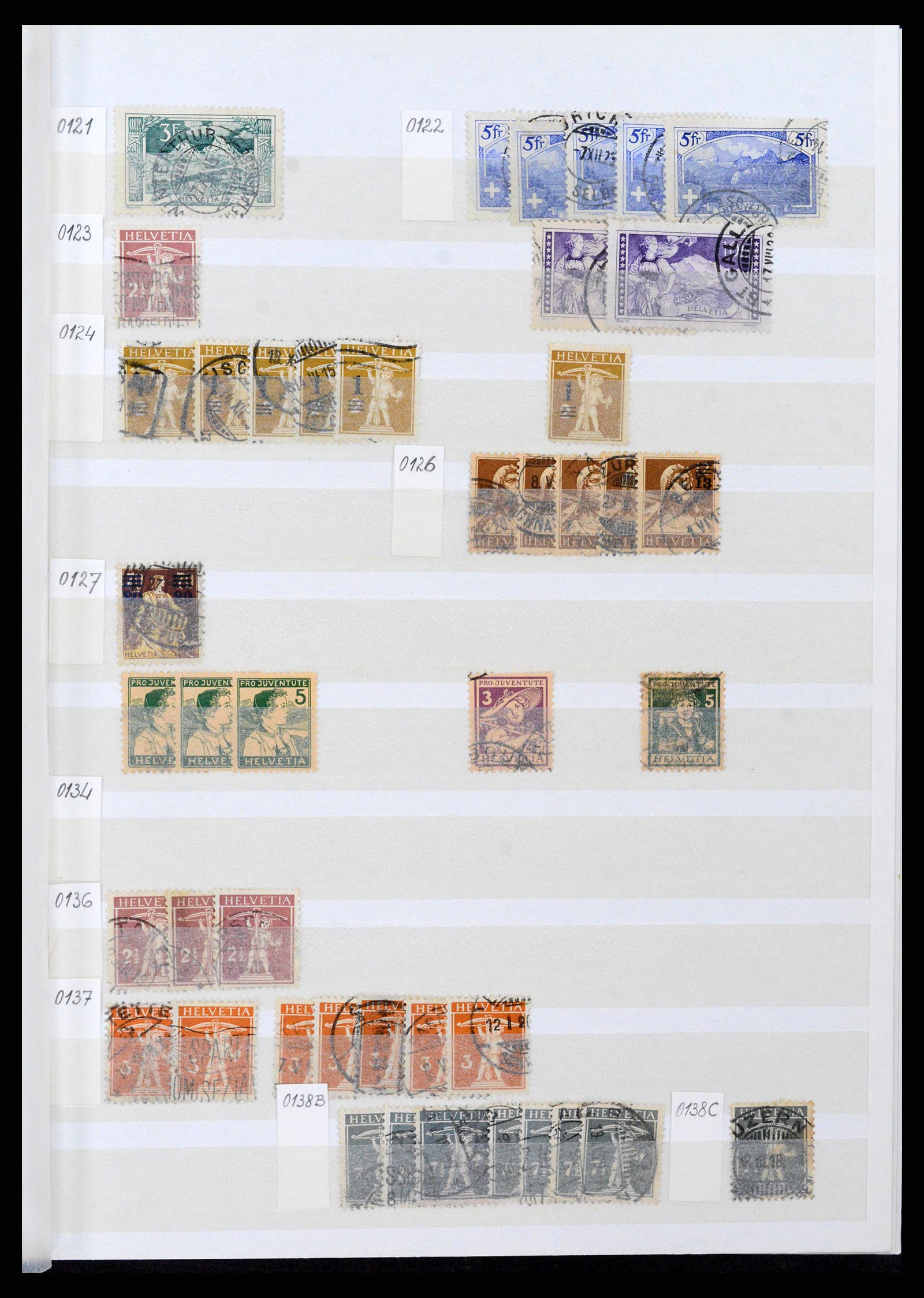 37328 007 - Postzegelverzameling 37328 Zwitserland 1854-1991.