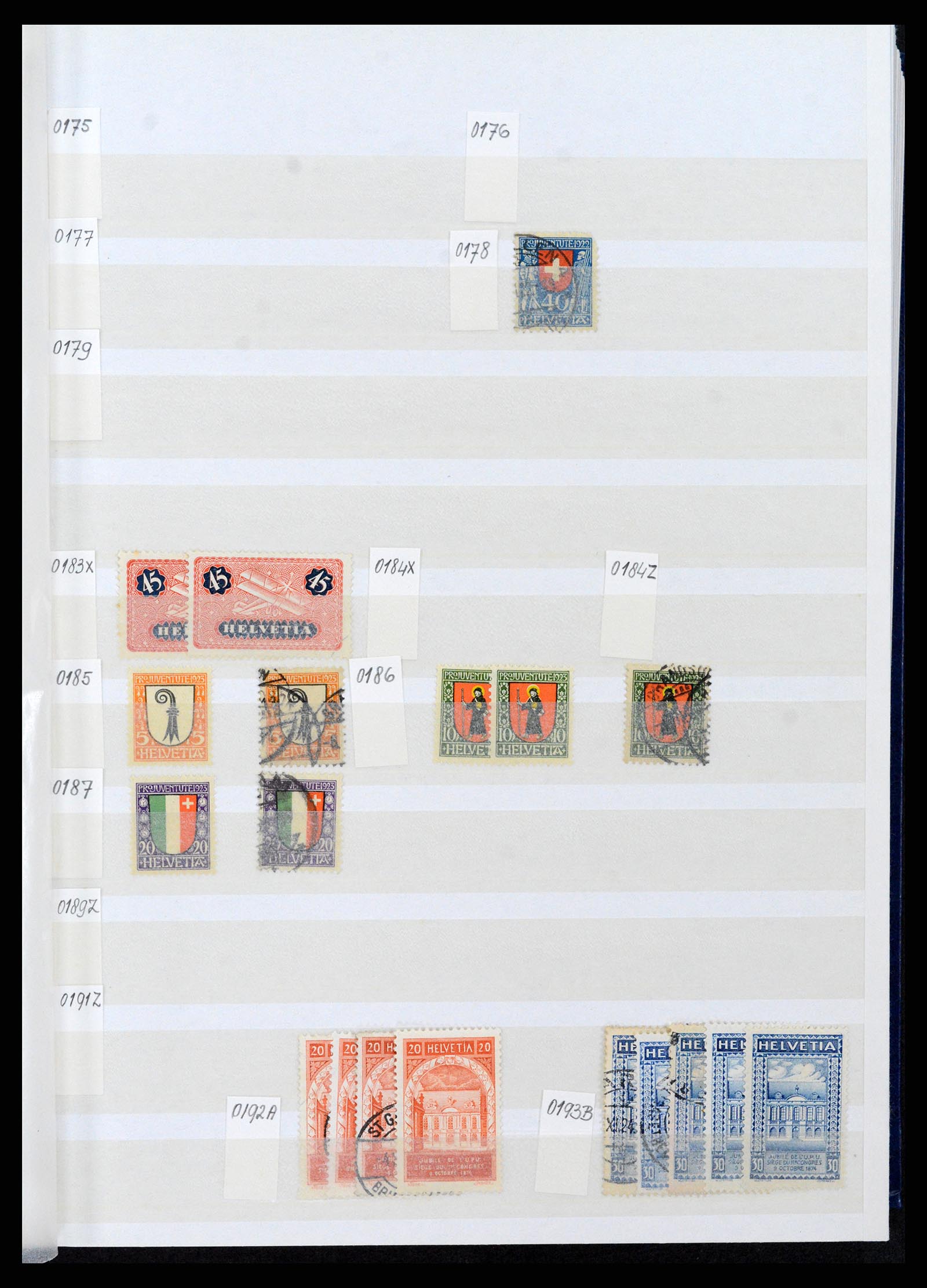 37328 011 - Stamp collection 37328 Switzerland 1854-1991.
