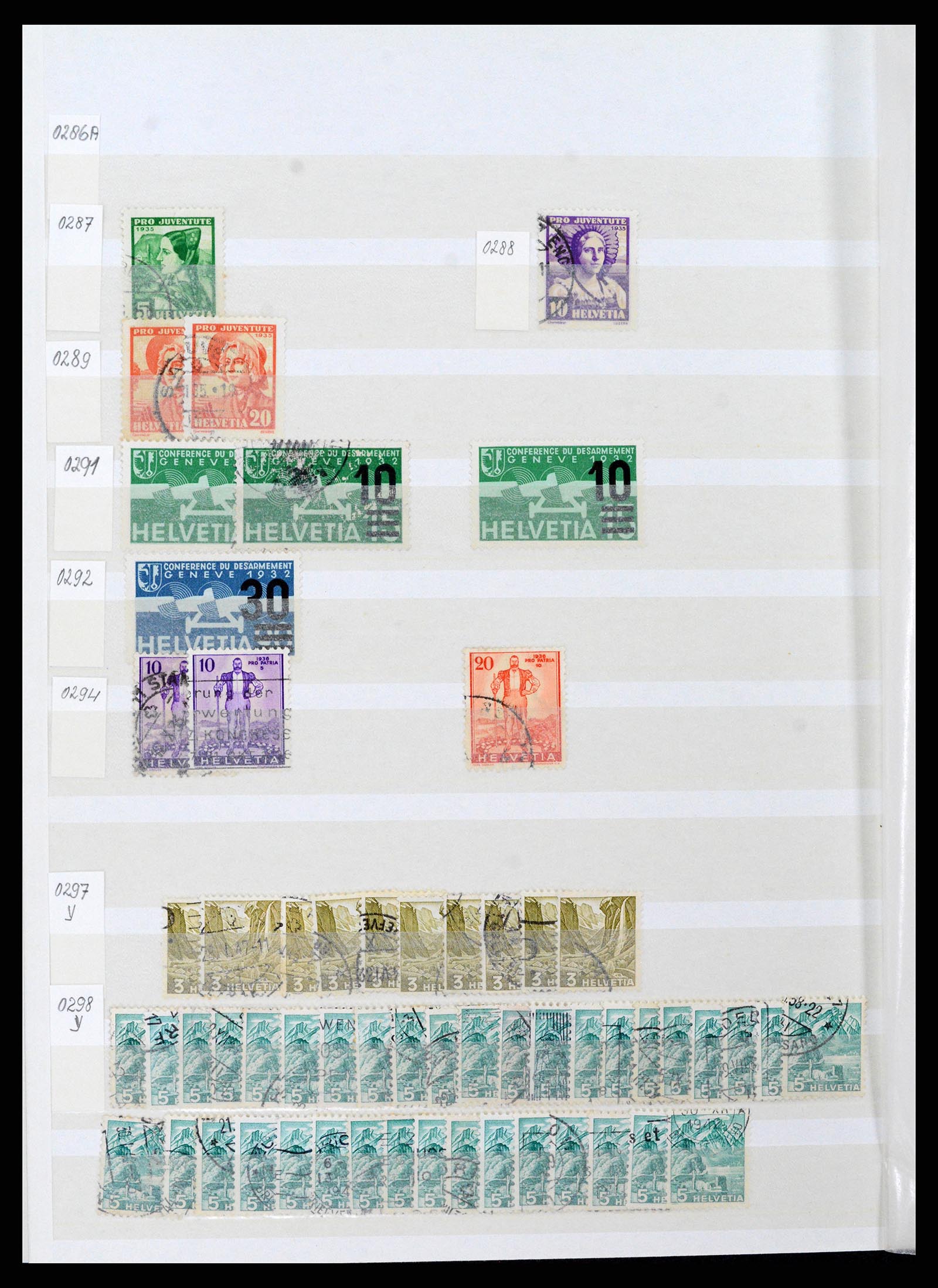 37328 018 - Stamp collection 37328 Switzerland 1854-1991.