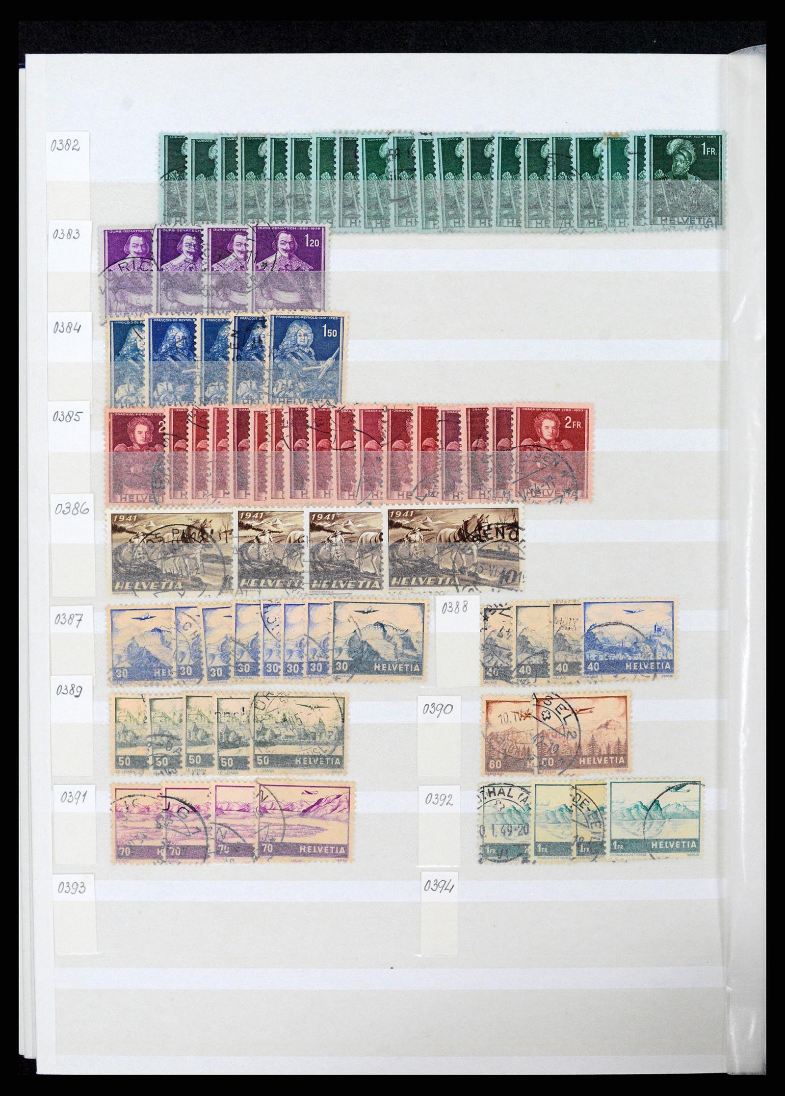 37328 026 - Stamp collection 37328 Switzerland 1854-1991.
