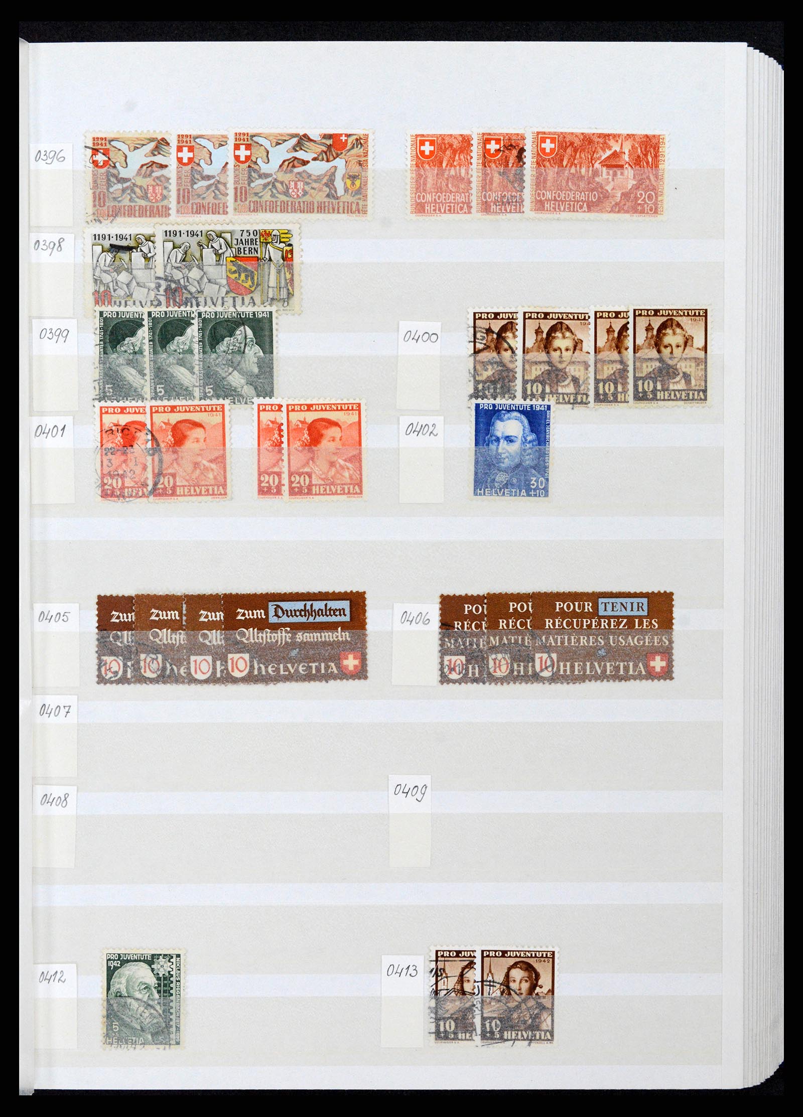 37328 027 - Postzegelverzameling 37328 Zwitserland 1854-1991.