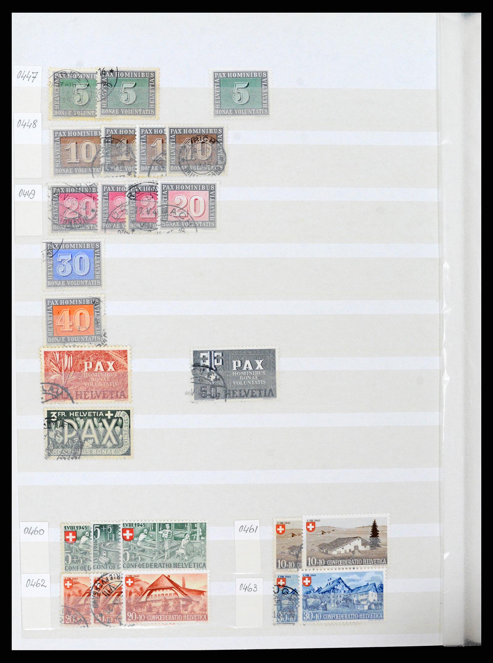 37328 030 - Postzegelverzameling 37328 Zwitserland 1854-1991.