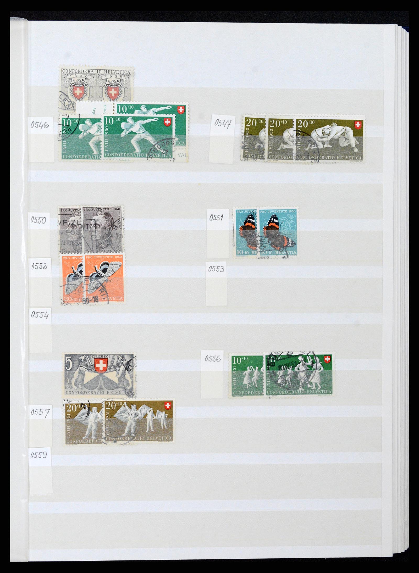 37328 039 - Postzegelverzameling 37328 Zwitserland 1854-1991.