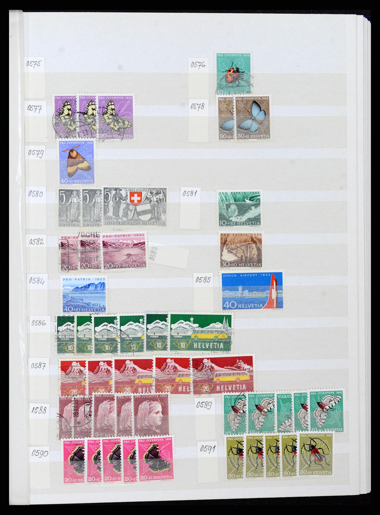 37328 041 - Stamp collection 37328 Switzerland 1854-1991.