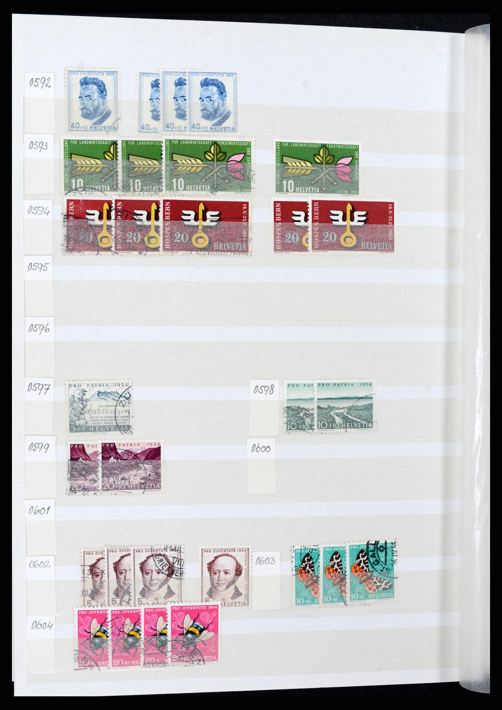 37328 042 - Stamp collection 37328 Switzerland 1854-1991.