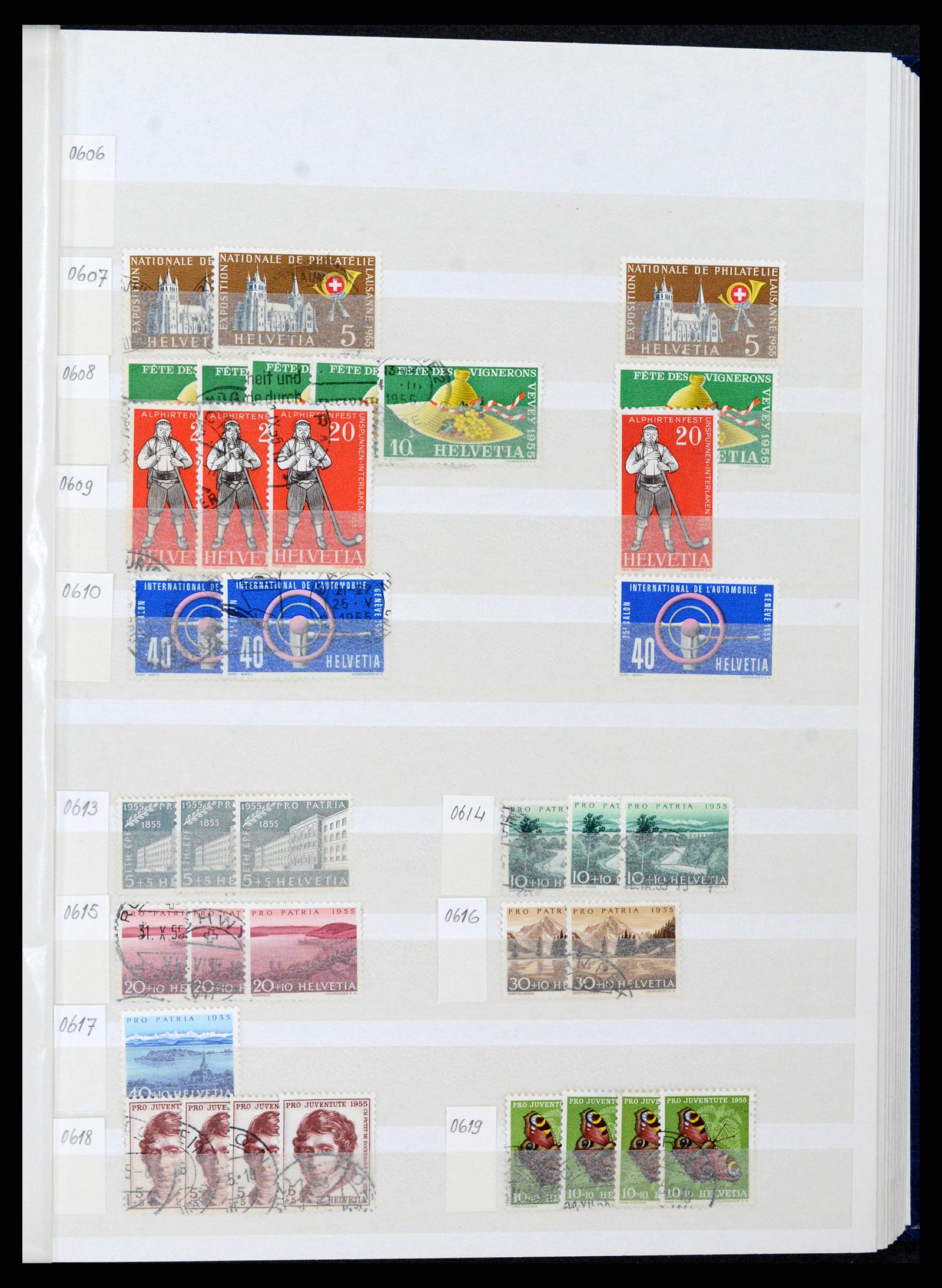 37328 043 - Stamp collection 37328 Switzerland 1854-1991.