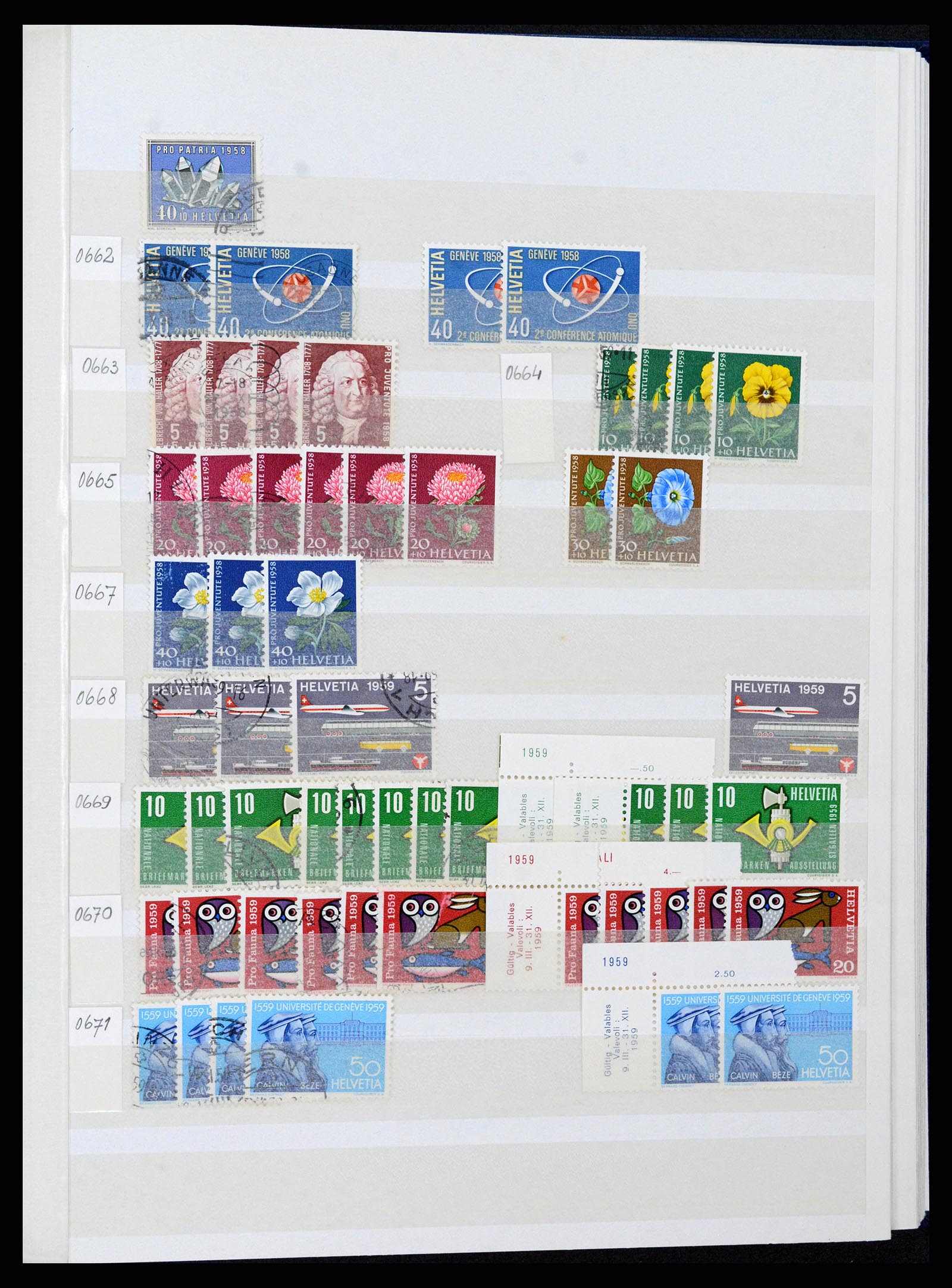 37328 047 - Stamp collection 37328 Switzerland 1854-1991.