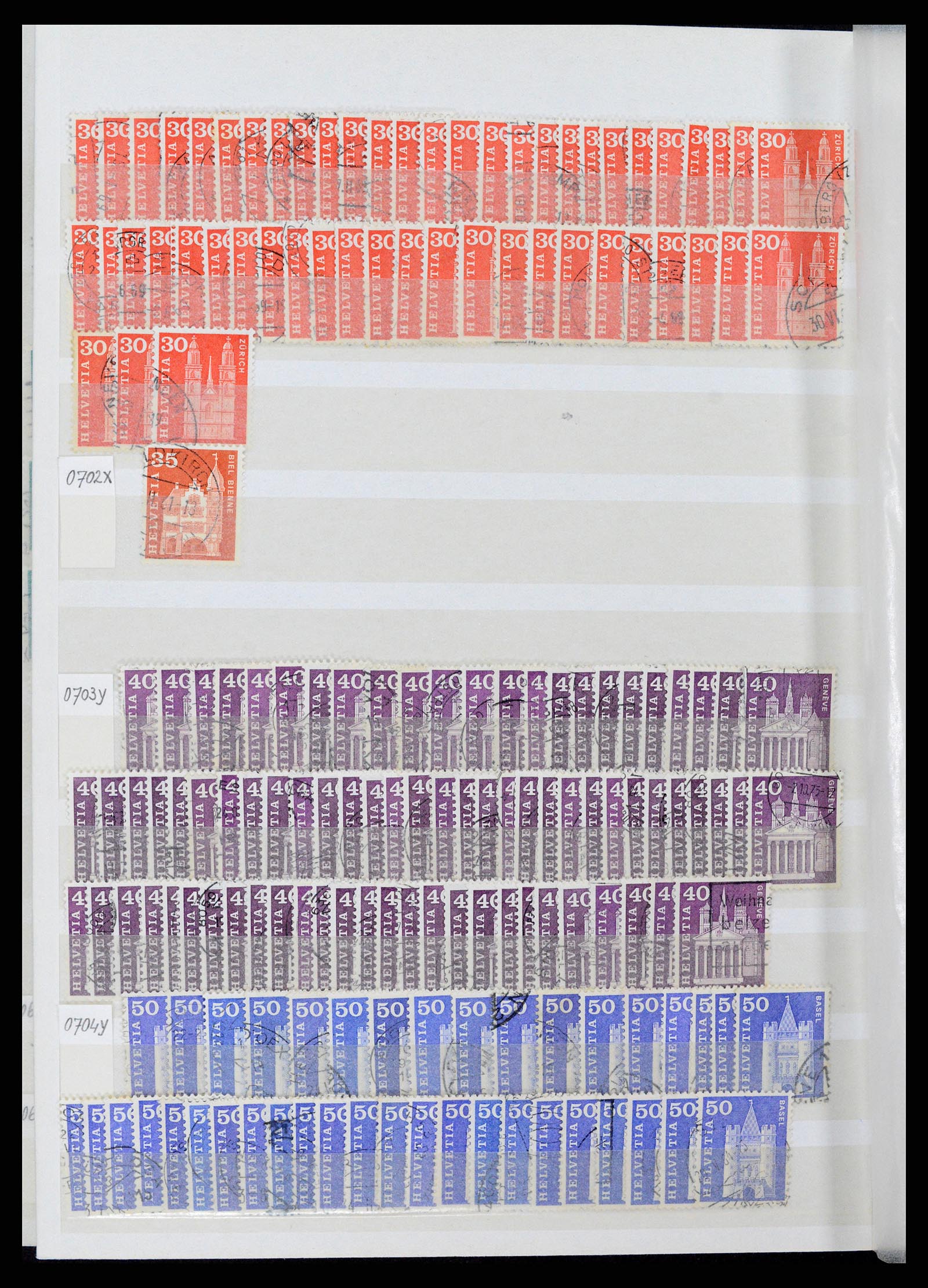 37328 052 - Stamp collection 37328 Switzerland 1854-1991.
