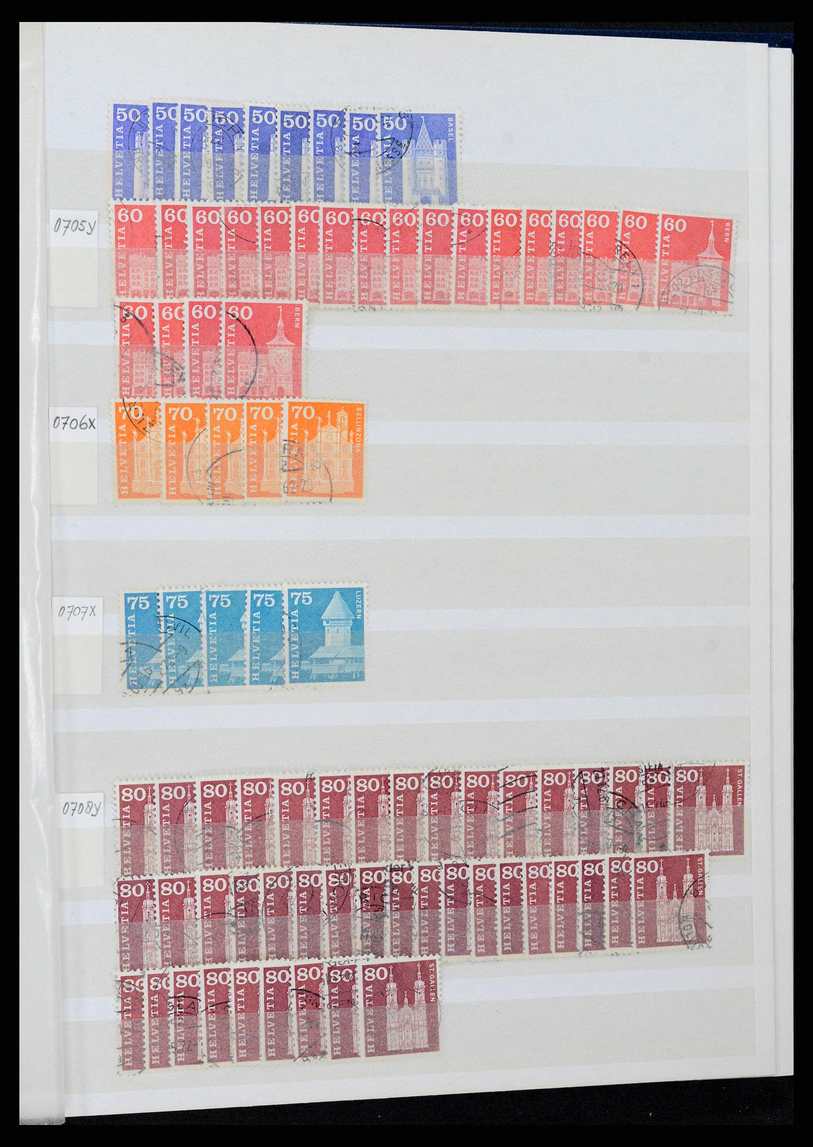 37328 053 - Stamp collection 37328 Switzerland 1854-1991.