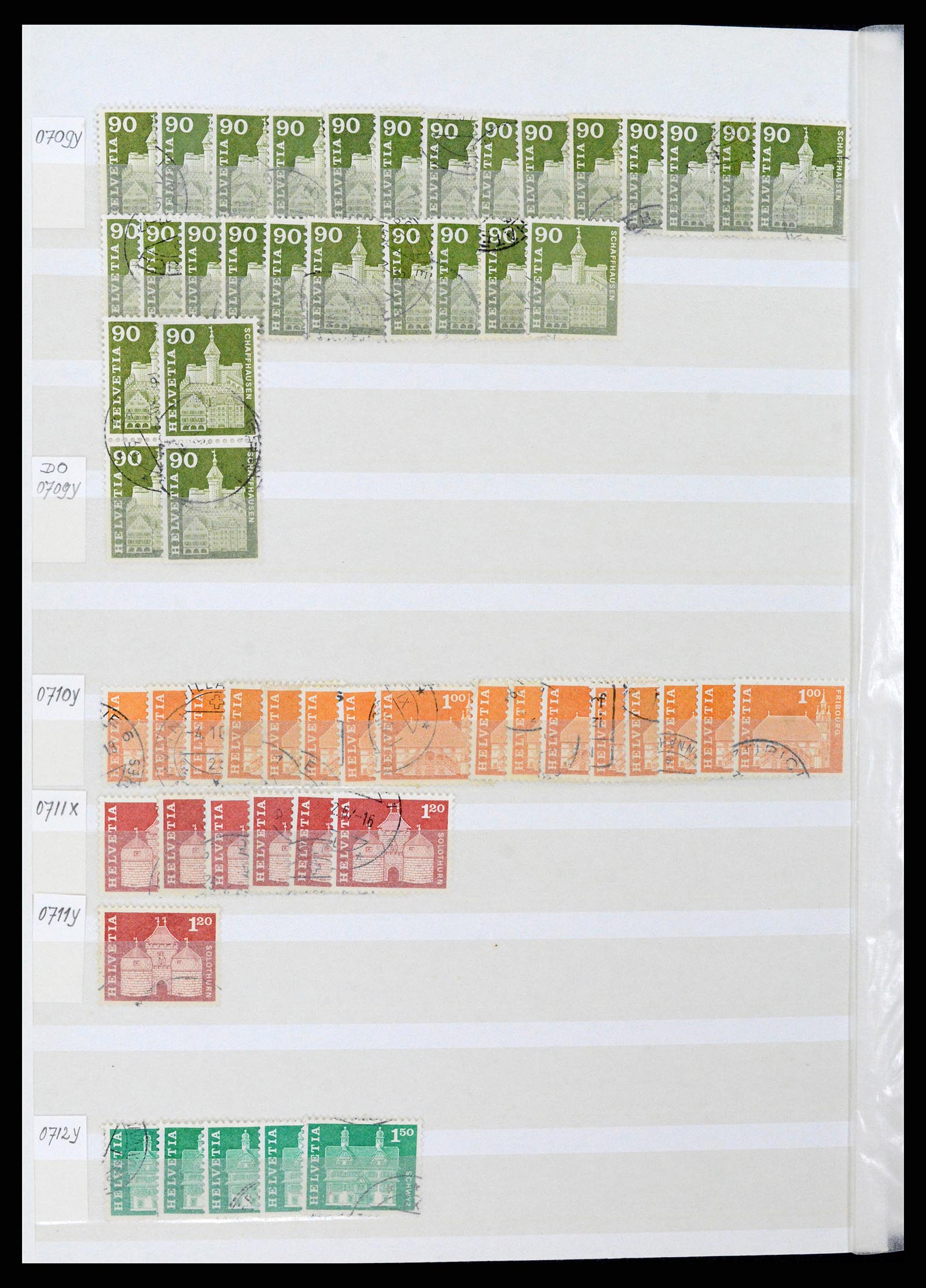 37328 054 - Stamp collection 37328 Switzerland 1854-1991.