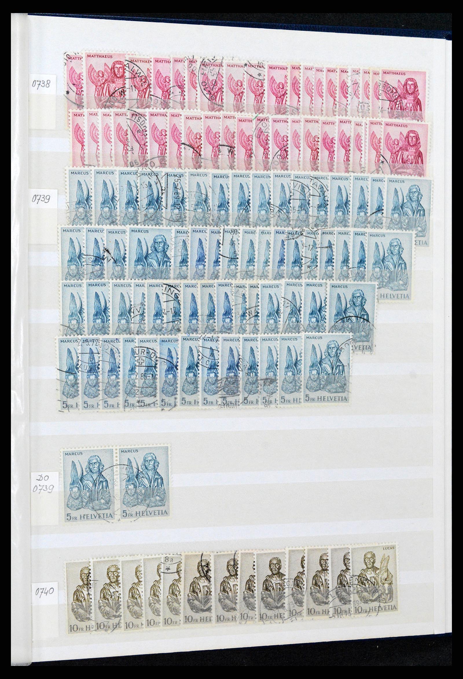 37328 057 - Stamp collection 37328 Switzerland 1854-1991.