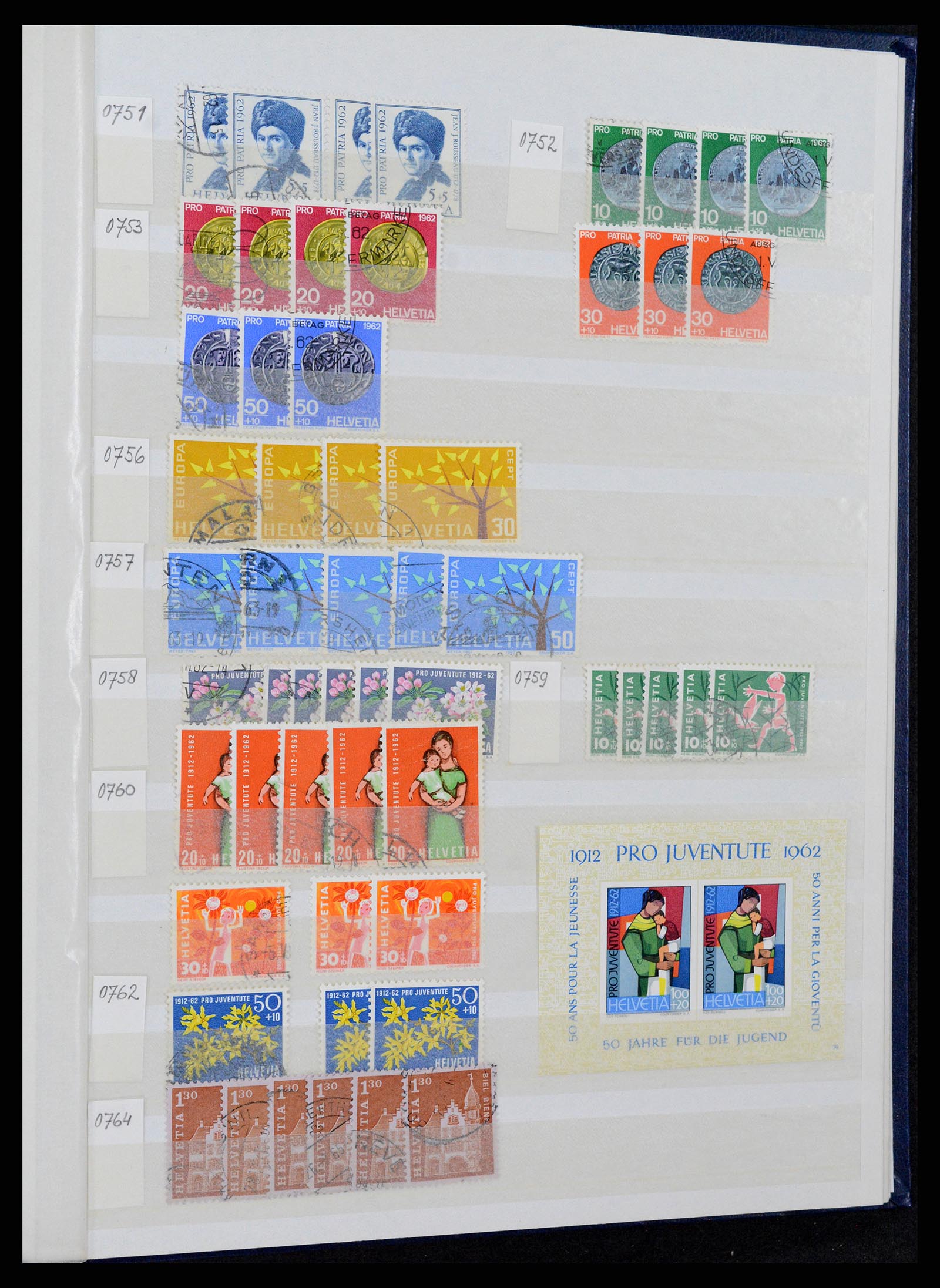 37328 059 - Stamp collection 37328 Switzerland 1854-1991.