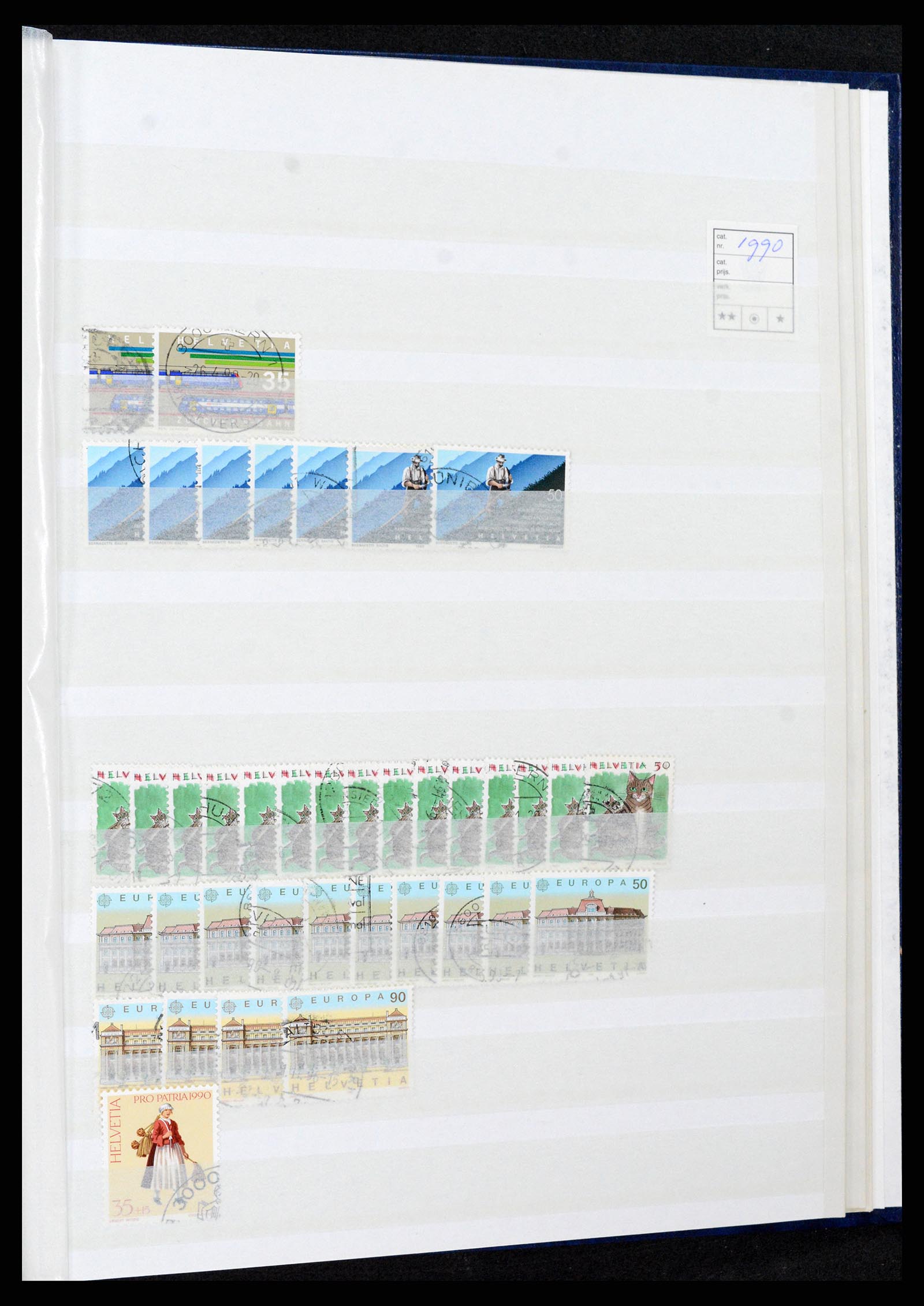 37328 123 - Stamp collection 37328 Switzerland 1854-1991.