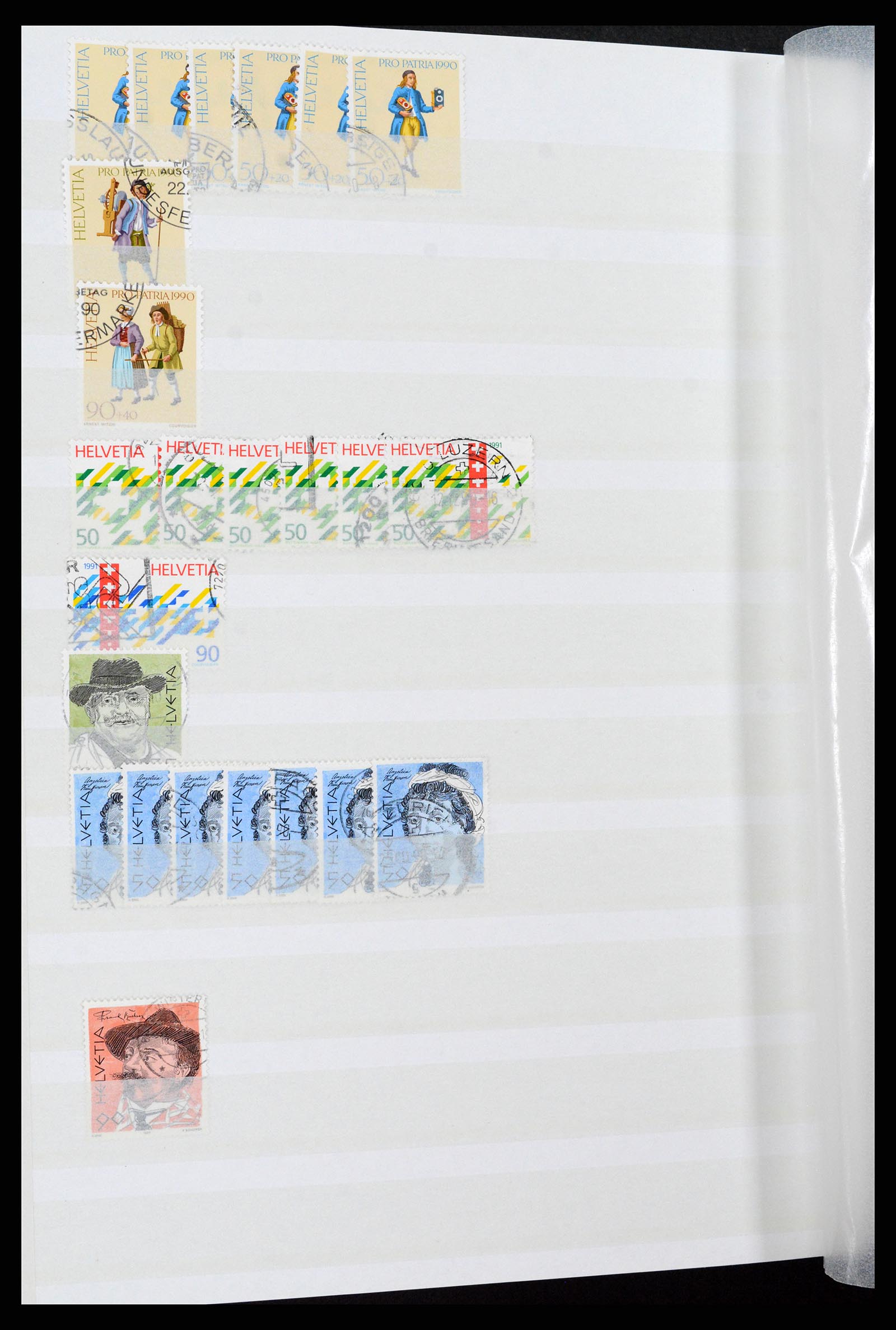 37328 124 - Stamp collection 37328 Switzerland 1854-1991.