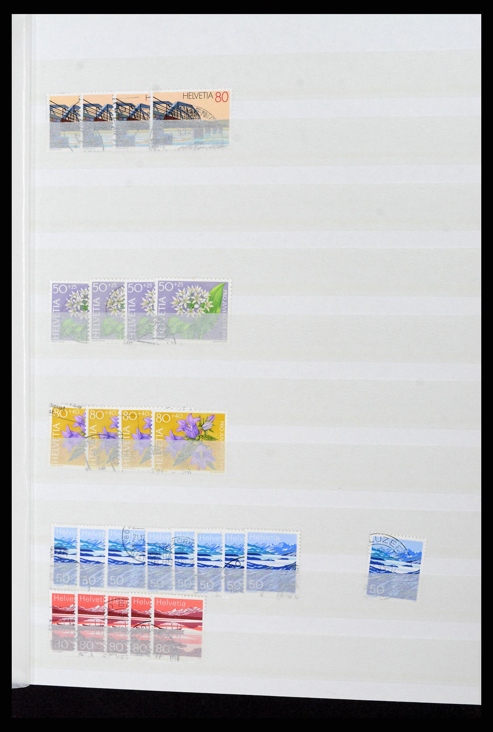 37328 127 - Stamp collection 37328 Switzerland 1854-1991.