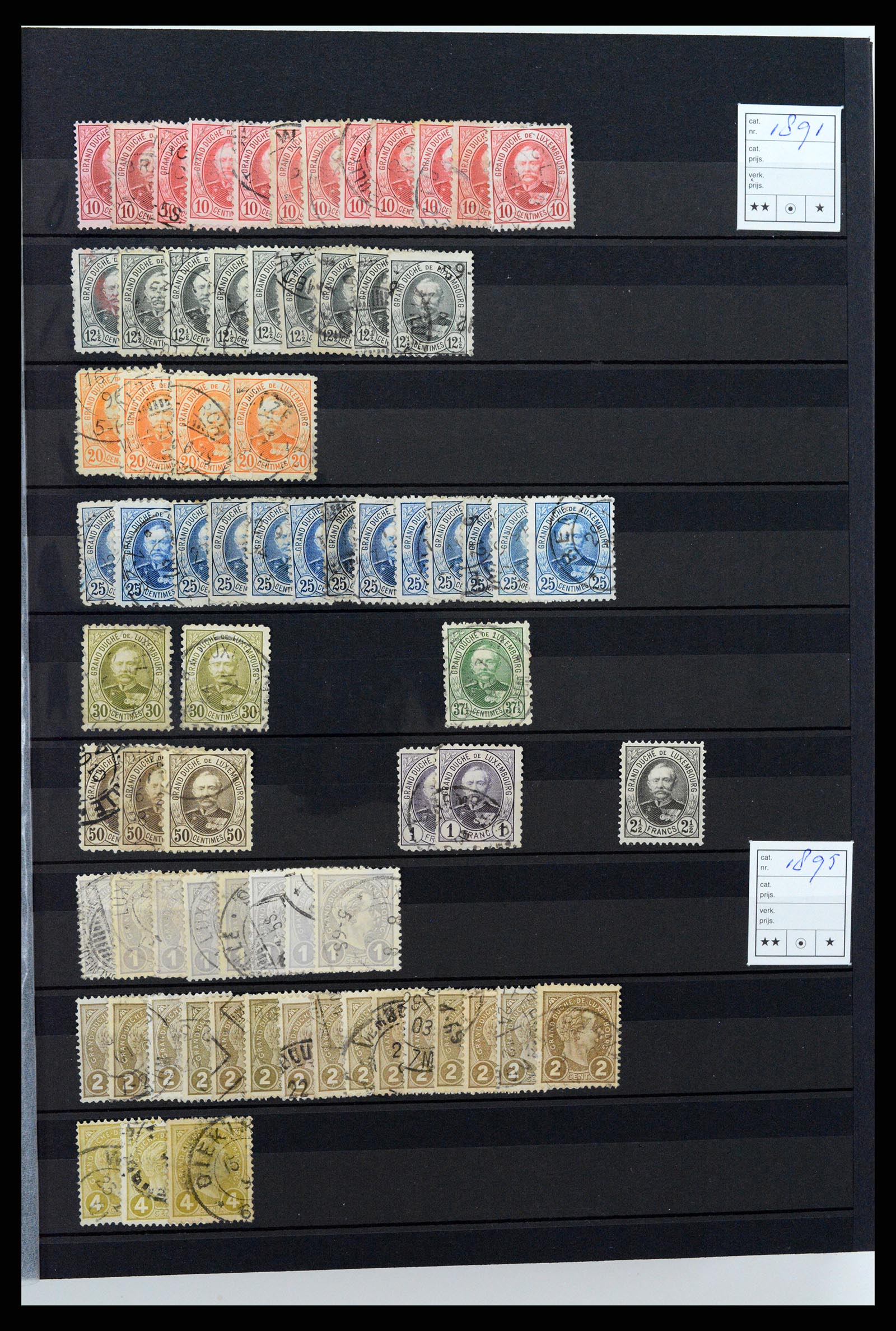 37329 003 - Postzegelverzameling 37329 Luxemburg 1852-1999.