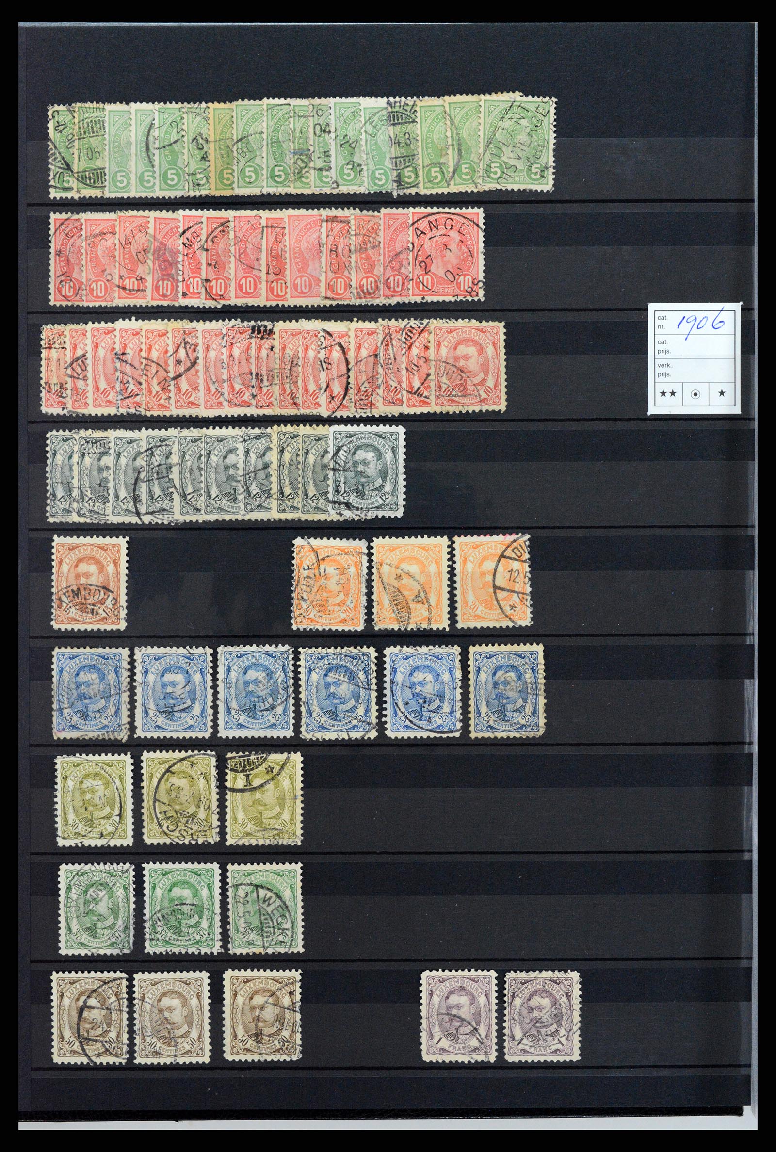 37329 004 - Postzegelverzameling 37329 Luxemburg 1852-1999.