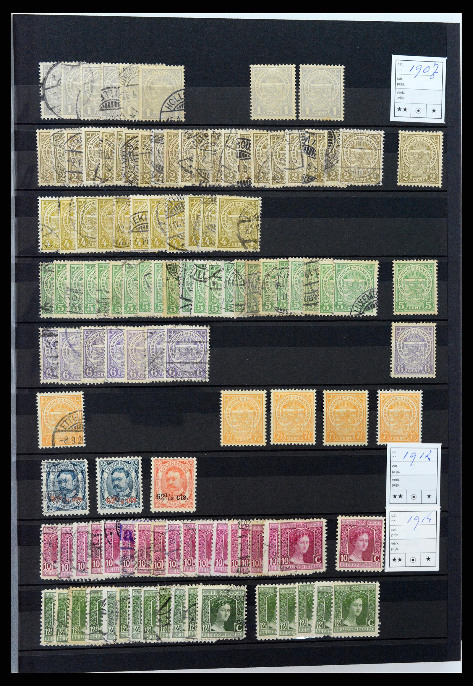 37329 005 - Postzegelverzameling 37329 Luxemburg 1852-1999.