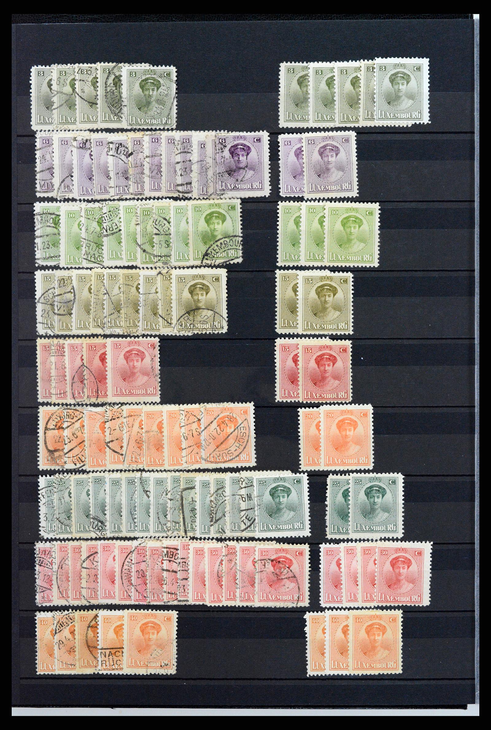 37329 008 - Postzegelverzameling 37329 Luxemburg 1852-1999.