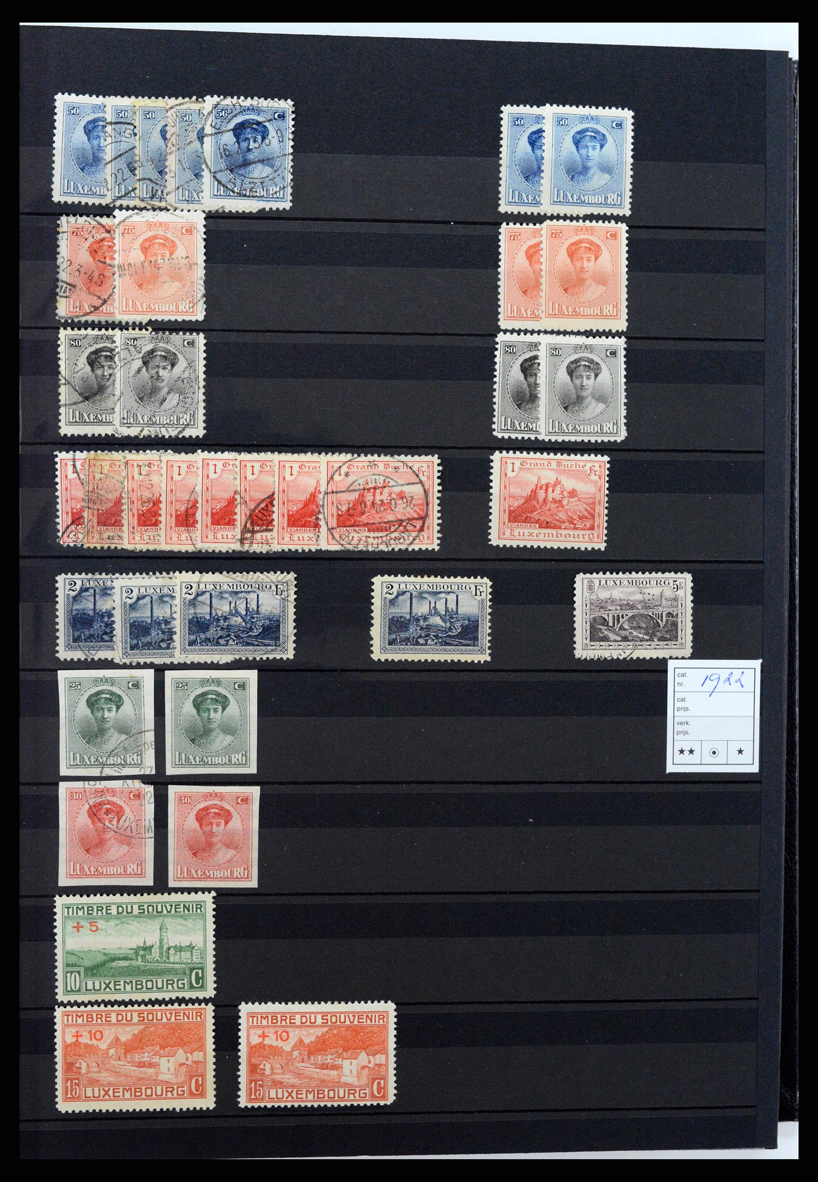 37329 009 - Postzegelverzameling 37329 Luxemburg 1852-1999.