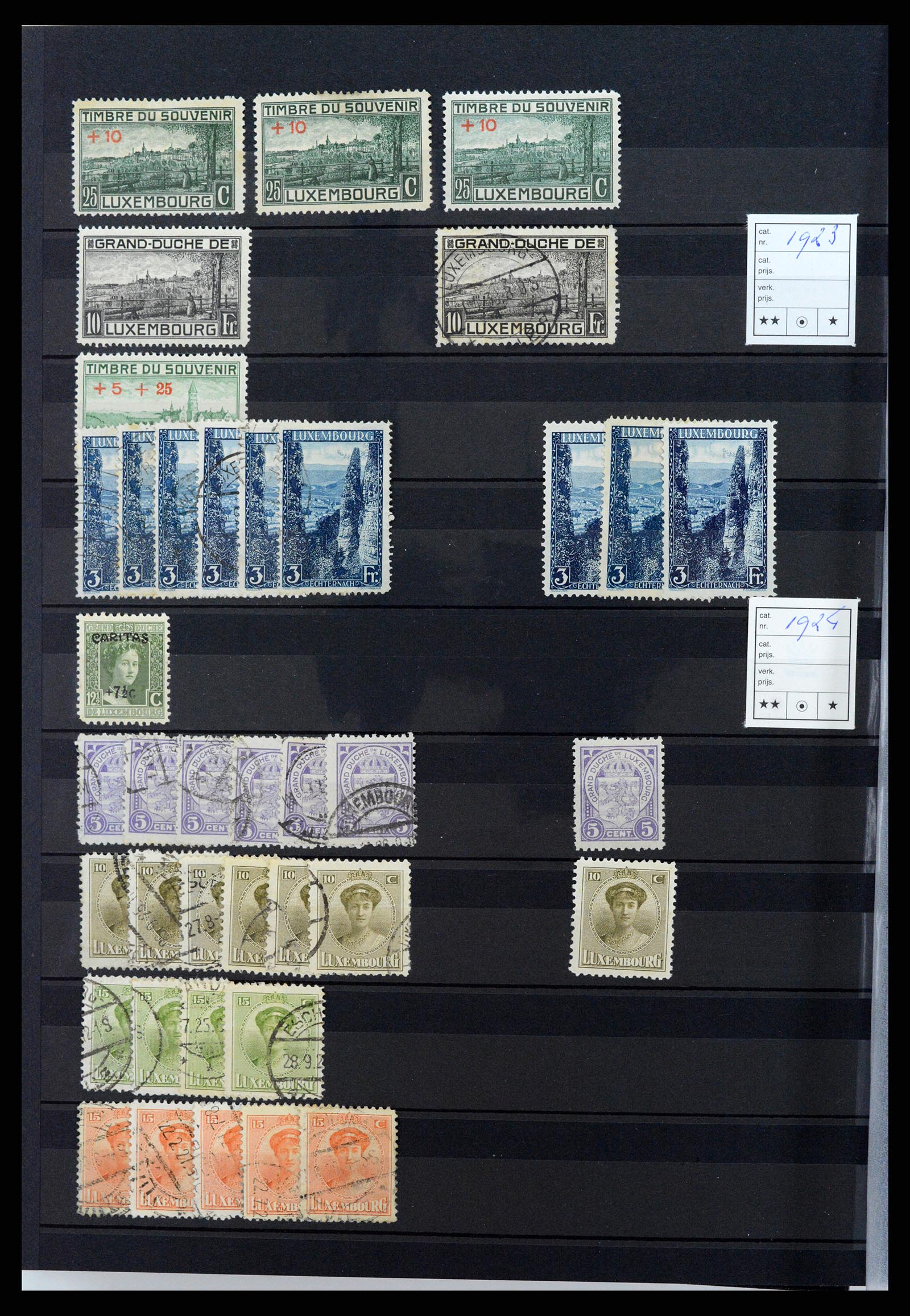 37329 010 - Postzegelverzameling 37329 Luxemburg 1852-1999.
