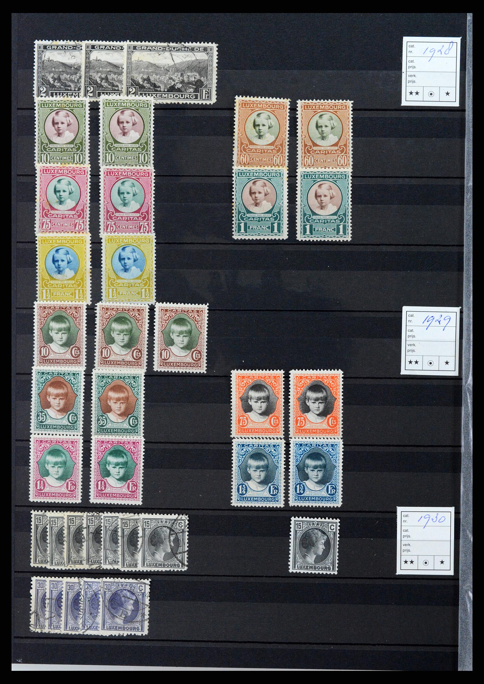 37329 016 - Postzegelverzameling 37329 Luxemburg 1852-1999.