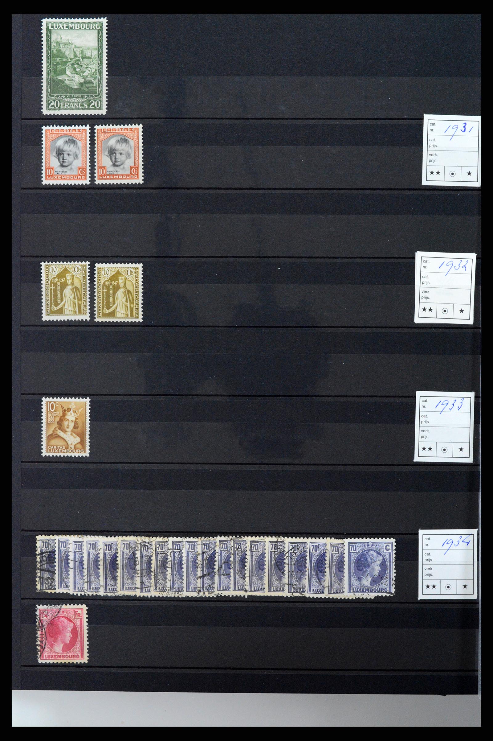 37329 018 - Postzegelverzameling 37329 Luxemburg 1852-1999.