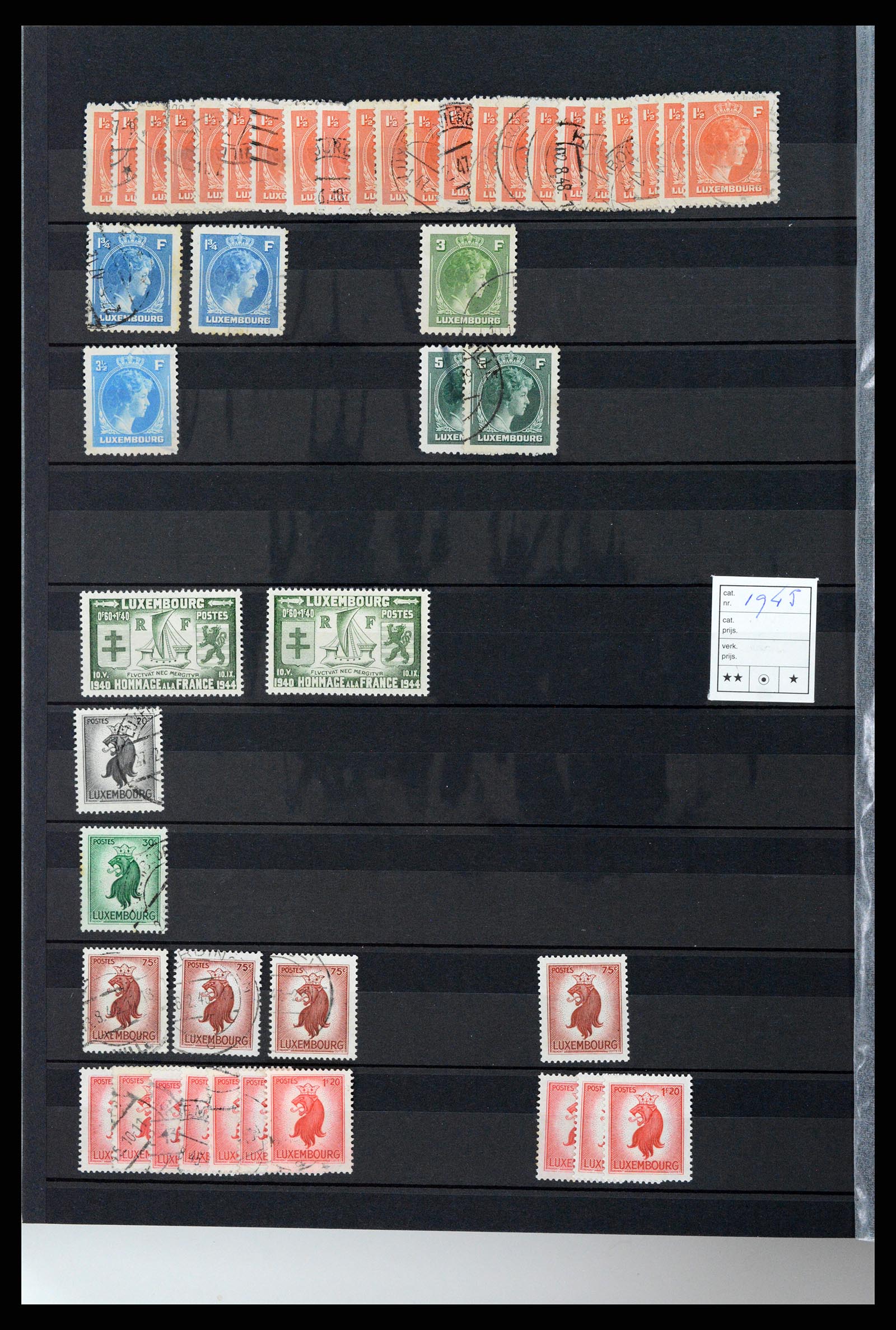 37329 027 - Postzegelverzameling 37329 Luxemburg 1852-1999.