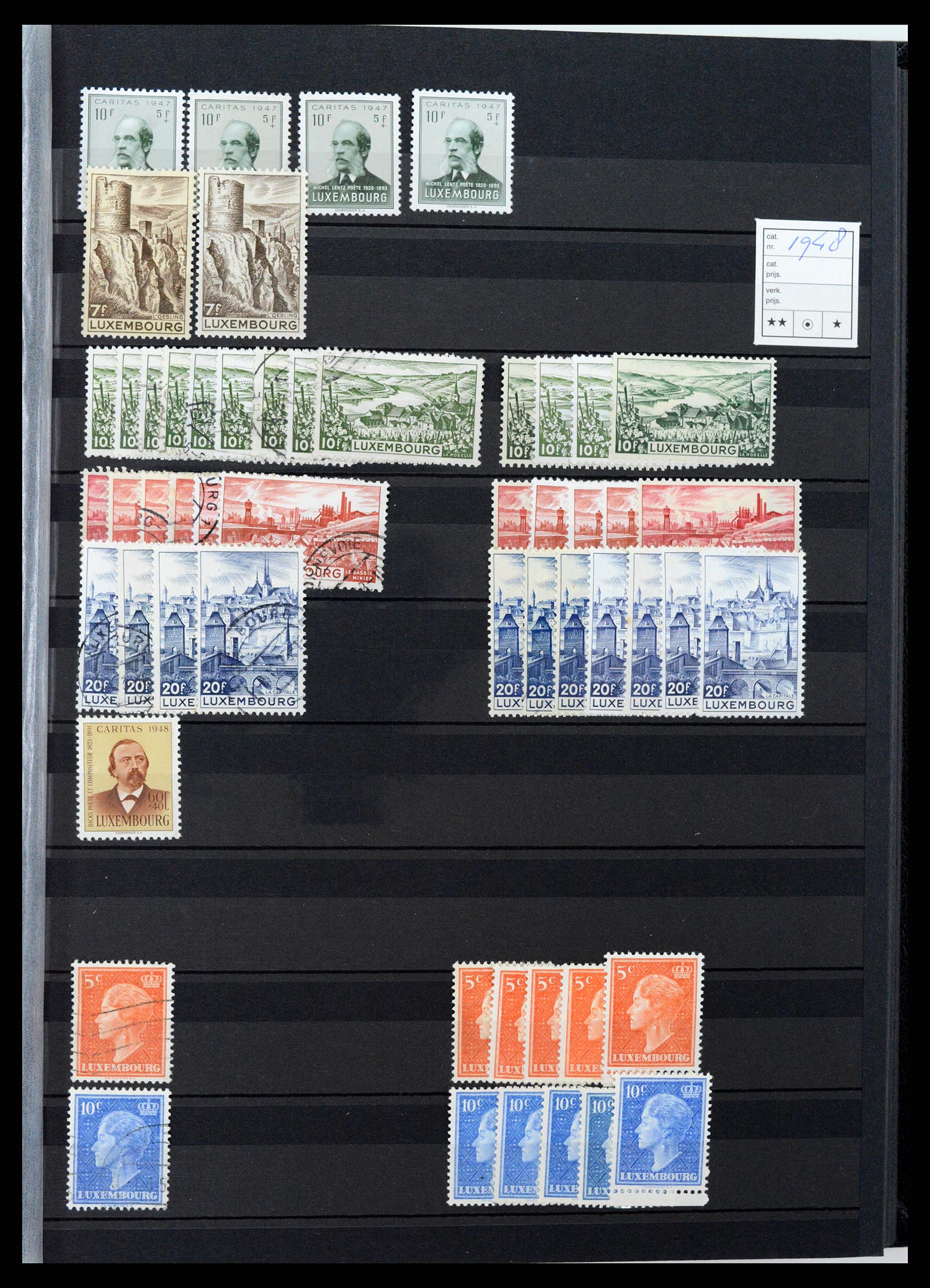 37329 029 - Postzegelverzameling 37329 Luxemburg 1852-1999.