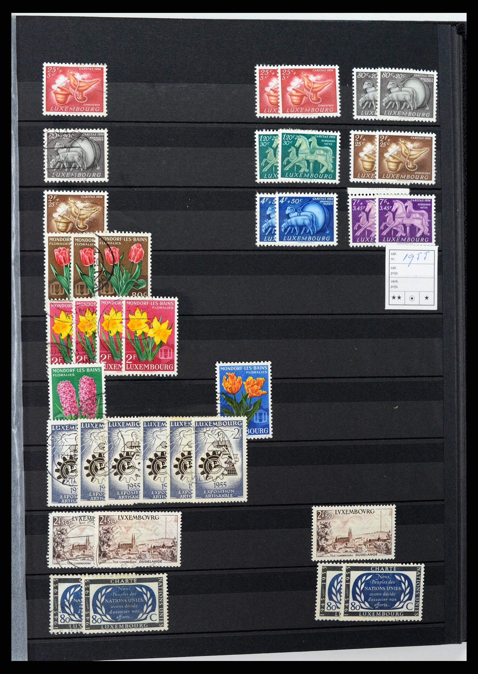 37329 035 - Postzegelverzameling 37329 Luxemburg 1852-1999.