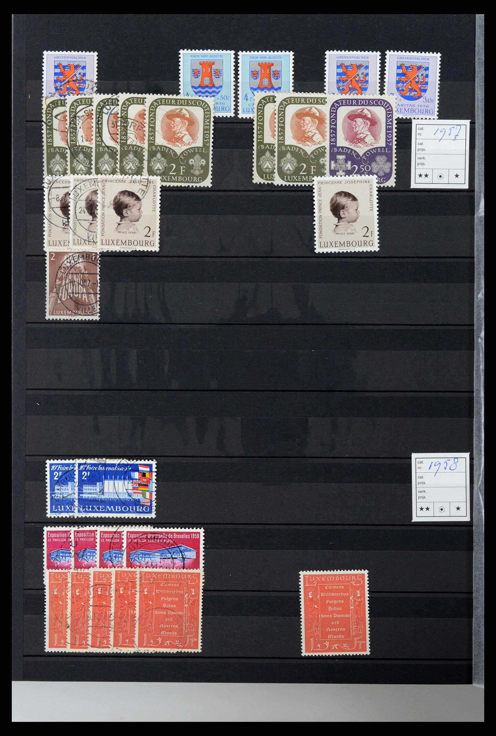 37329 038 - Postzegelverzameling 37329 Luxemburg 1852-1999.