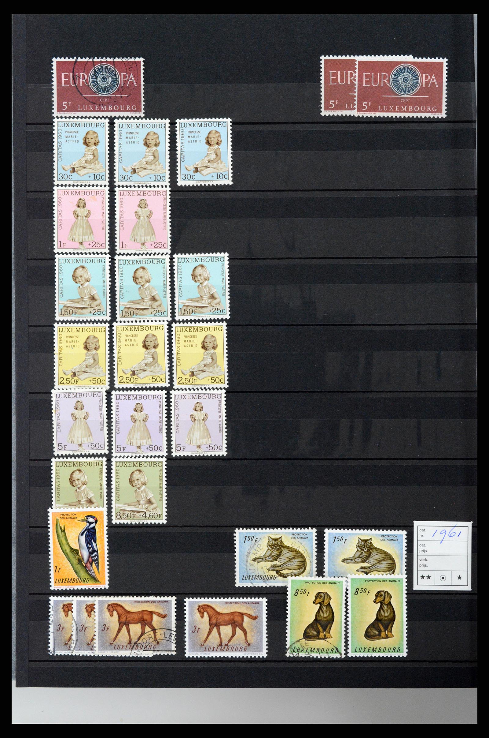 37329 044 - Postzegelverzameling 37329 Luxemburg 1852-1999.