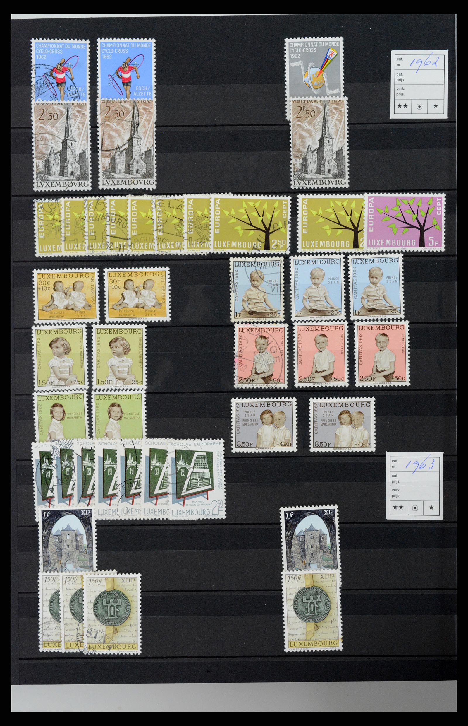 37329 046 - Postzegelverzameling 37329 Luxemburg 1852-1999.