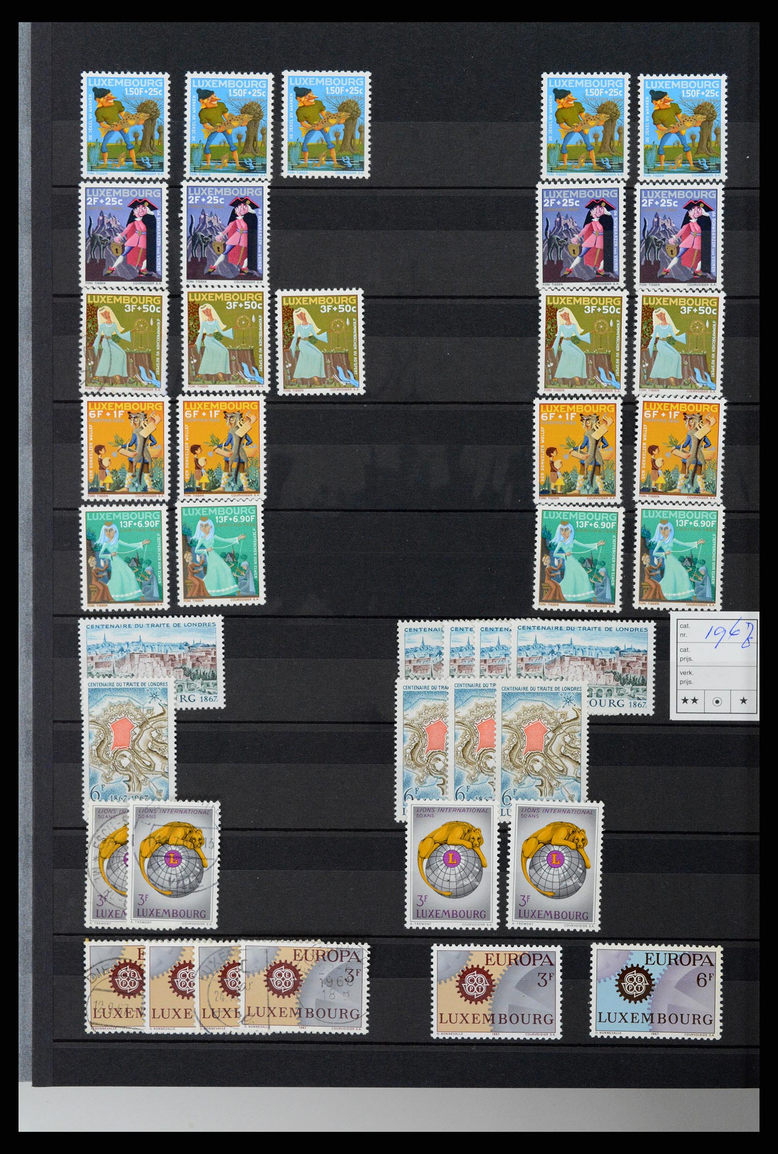 37329 054 - Postzegelverzameling 37329 Luxemburg 1852-1999.