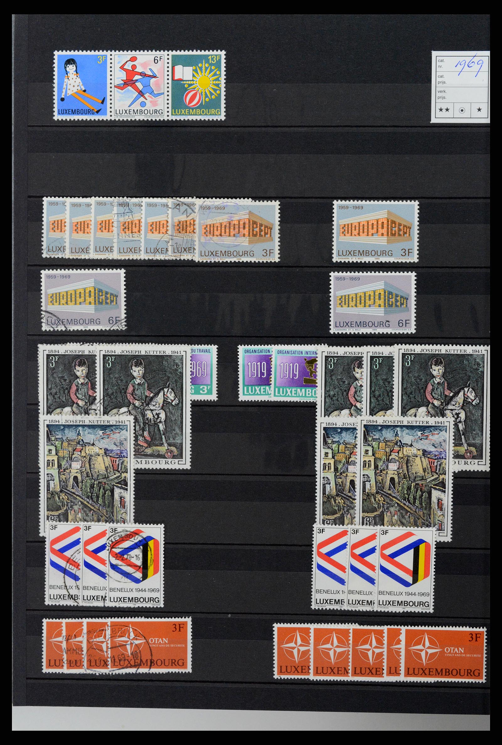 37329 058 - Postzegelverzameling 37329 Luxemburg 1852-1999.