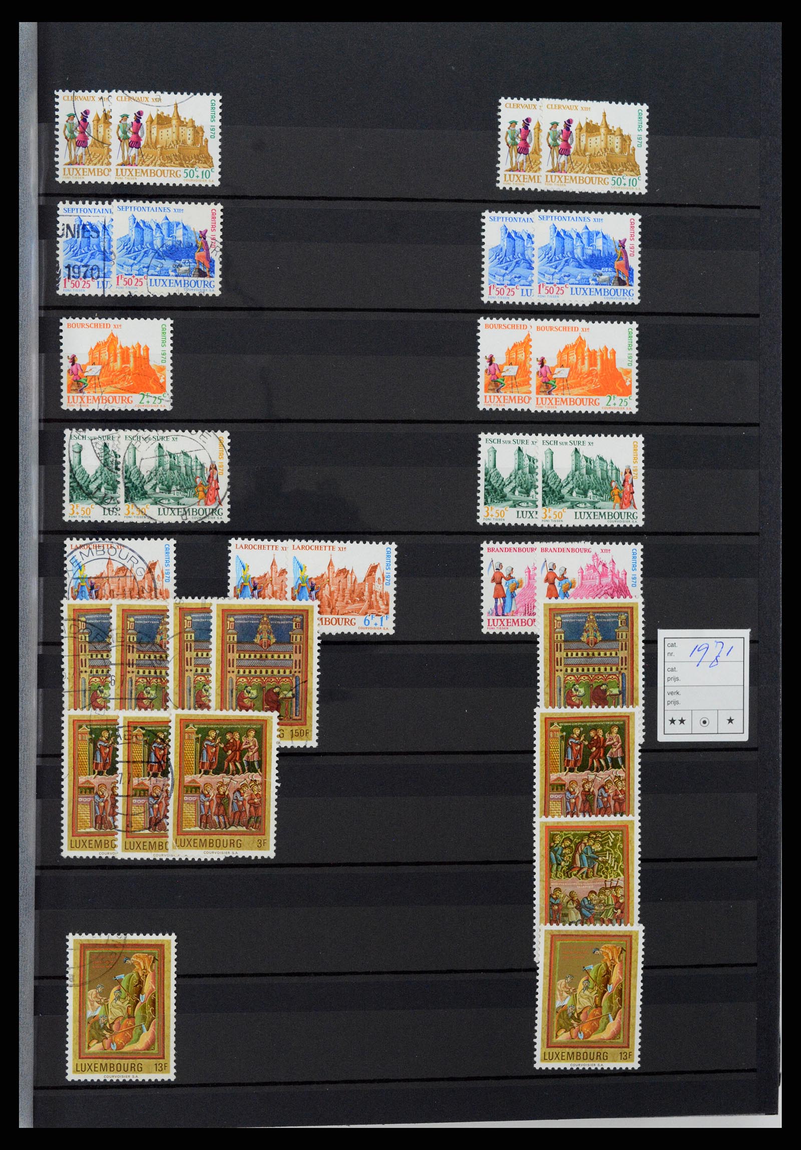 37329 061 - Postzegelverzameling 37329 Luxemburg 1852-1999.