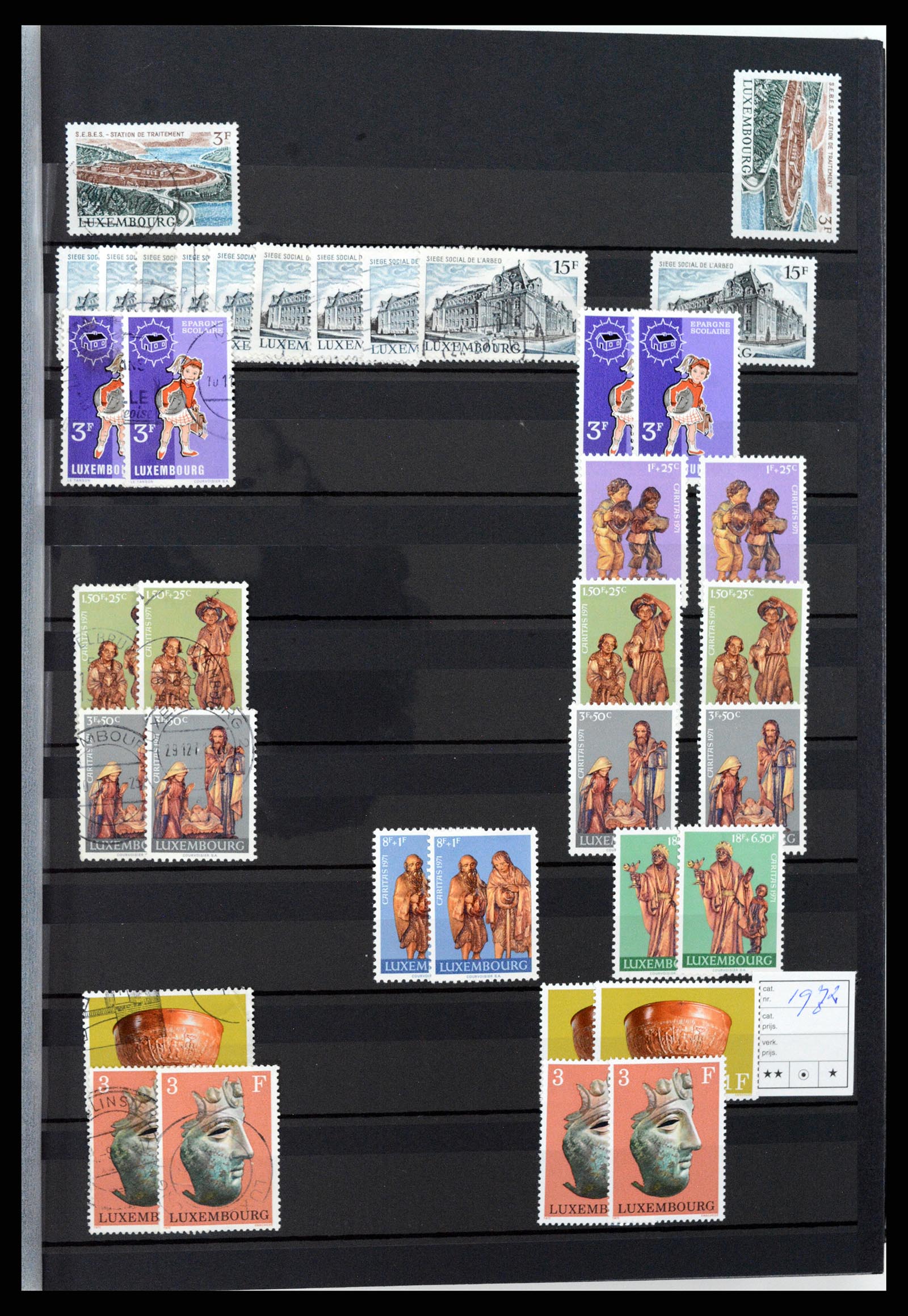 37329 063 - Postzegelverzameling 37329 Luxemburg 1852-1999.