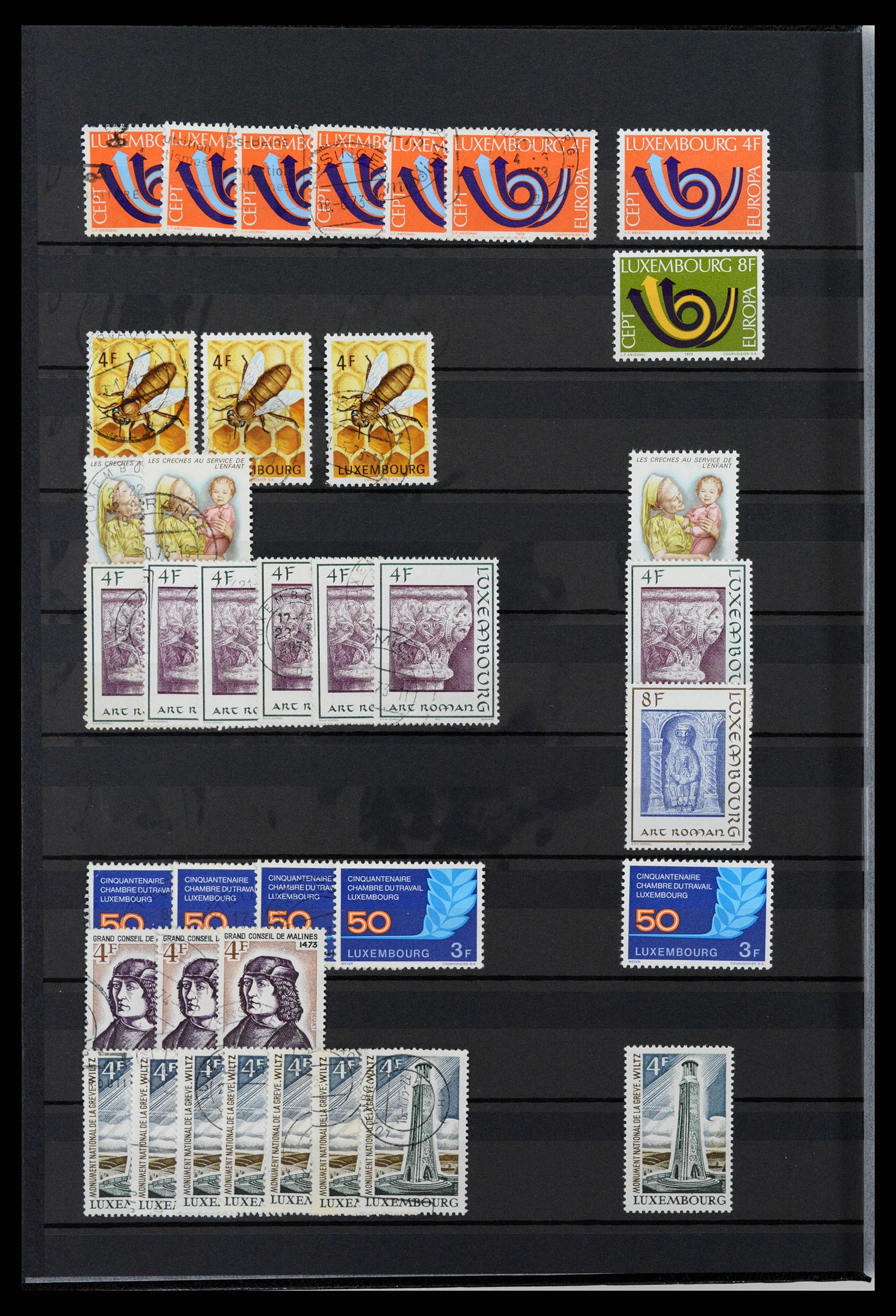 37329 067 - Postzegelverzameling 37329 Luxemburg 1852-1999.